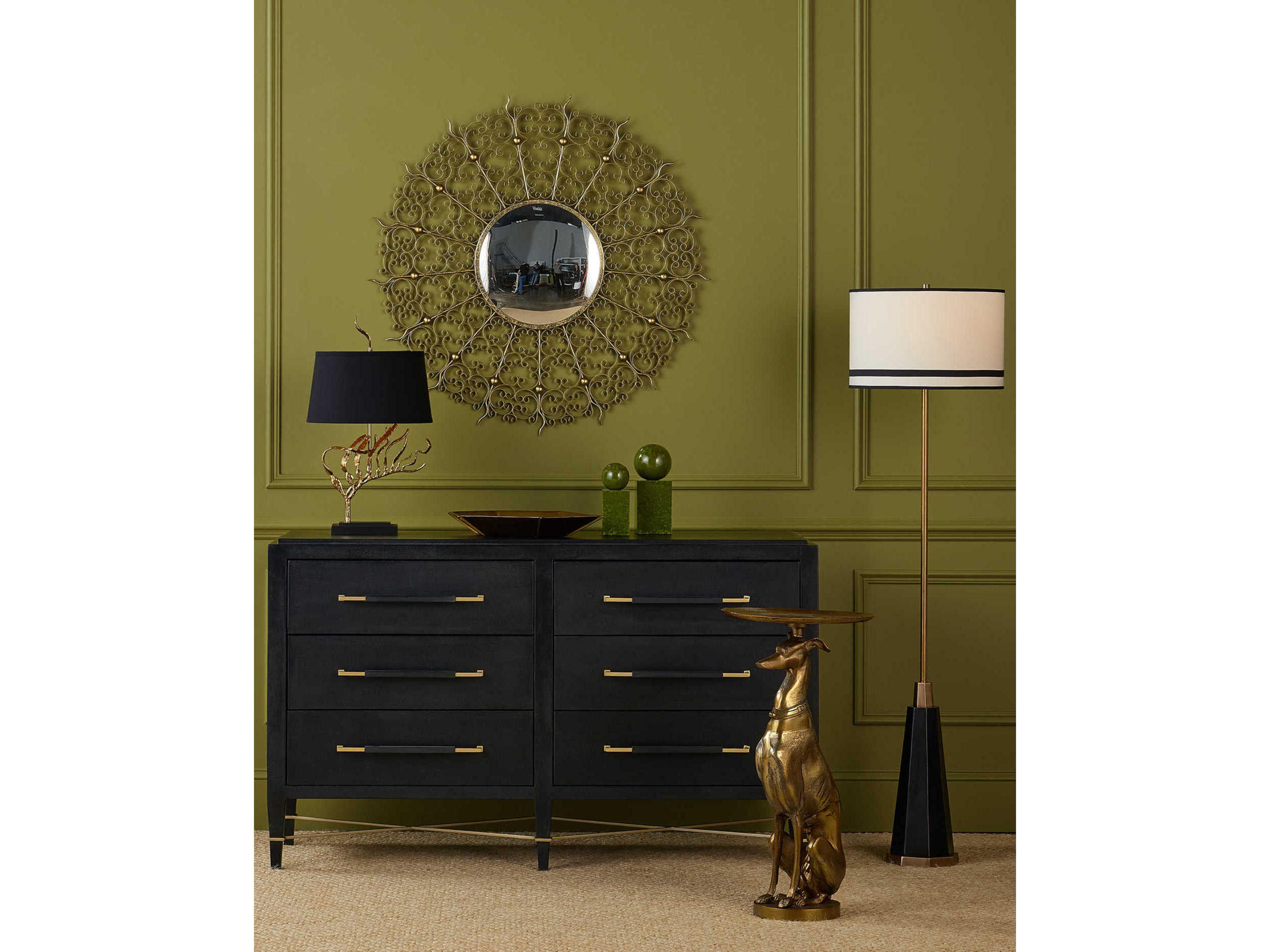 Currey & Company Nova Green Object Set of 2