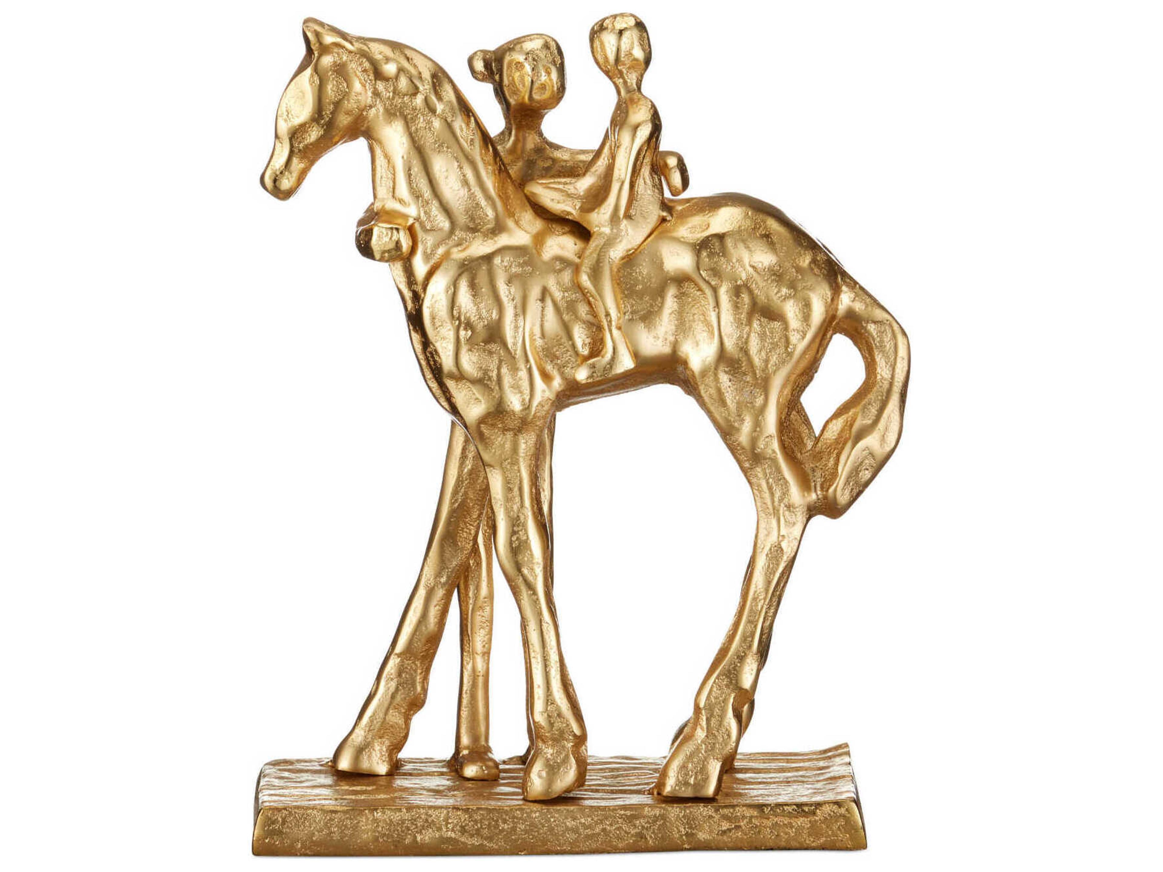 Currey & Company Dujardin Equestrian Sculpture