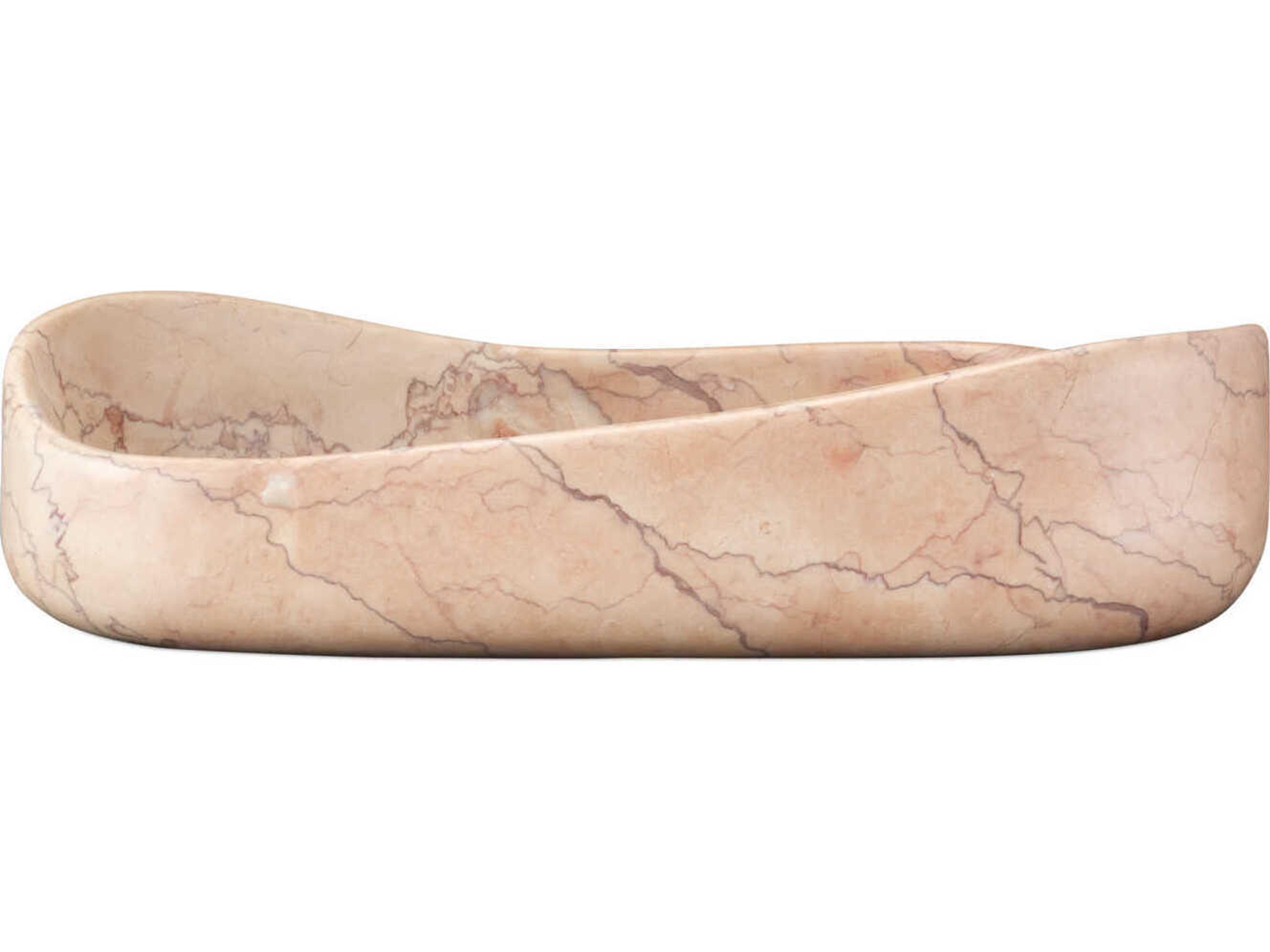 Currey & Company Deaton Rosa Marble Bowl