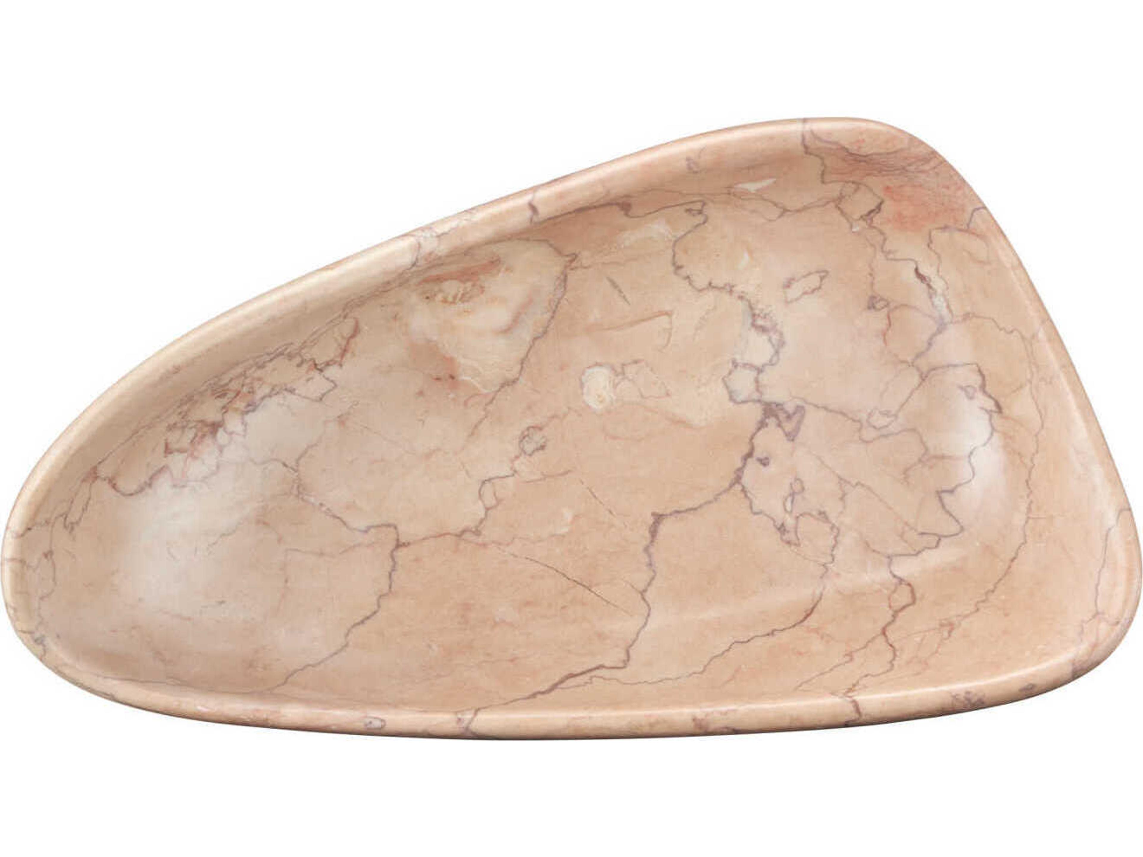 Currey & Company Deaton Rosa Marble Bowl