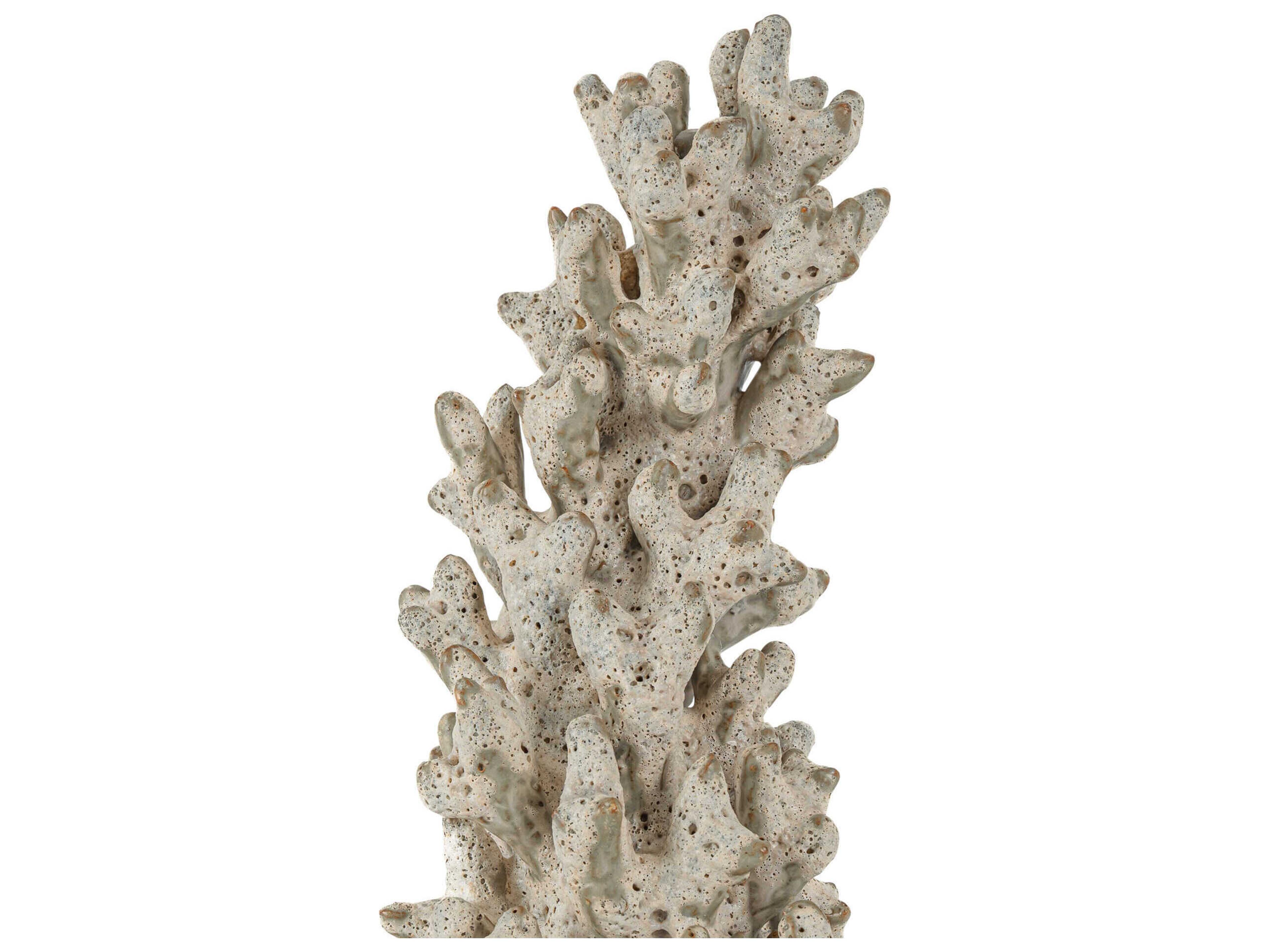 Currey & Company Staghorn White Coral Object