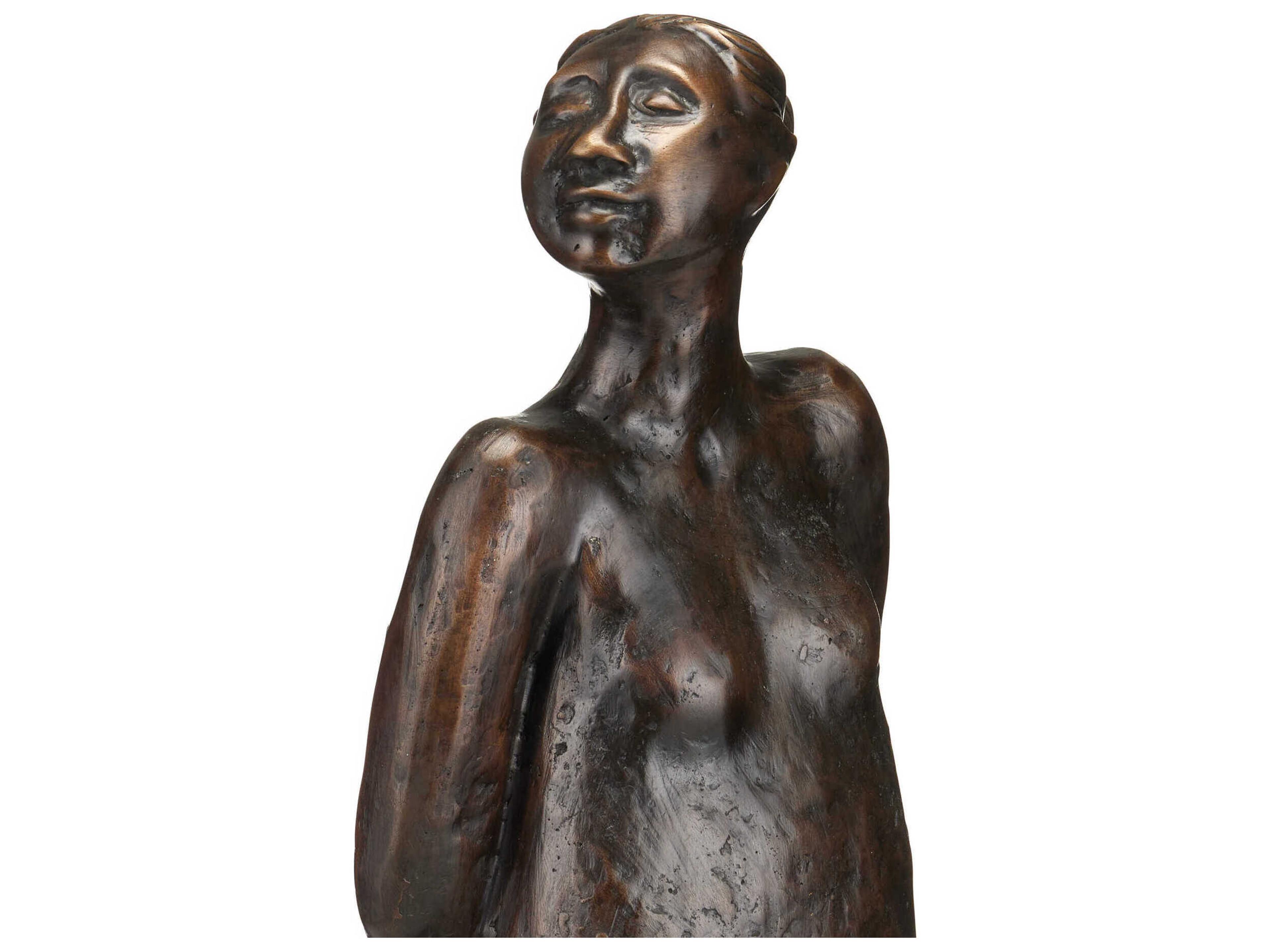 Currey & Company The Tall Empress Bronze Sculpture