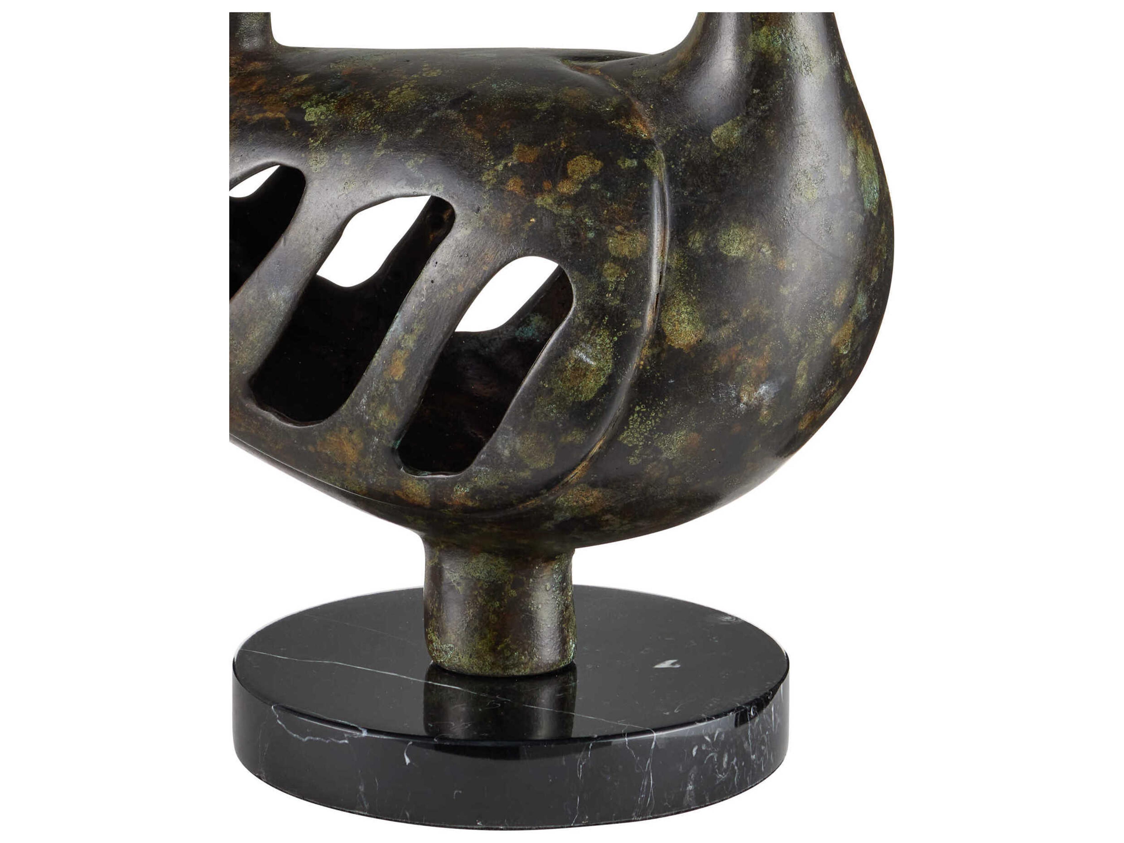 Currey & Company Duck Family Bronze Sculpture