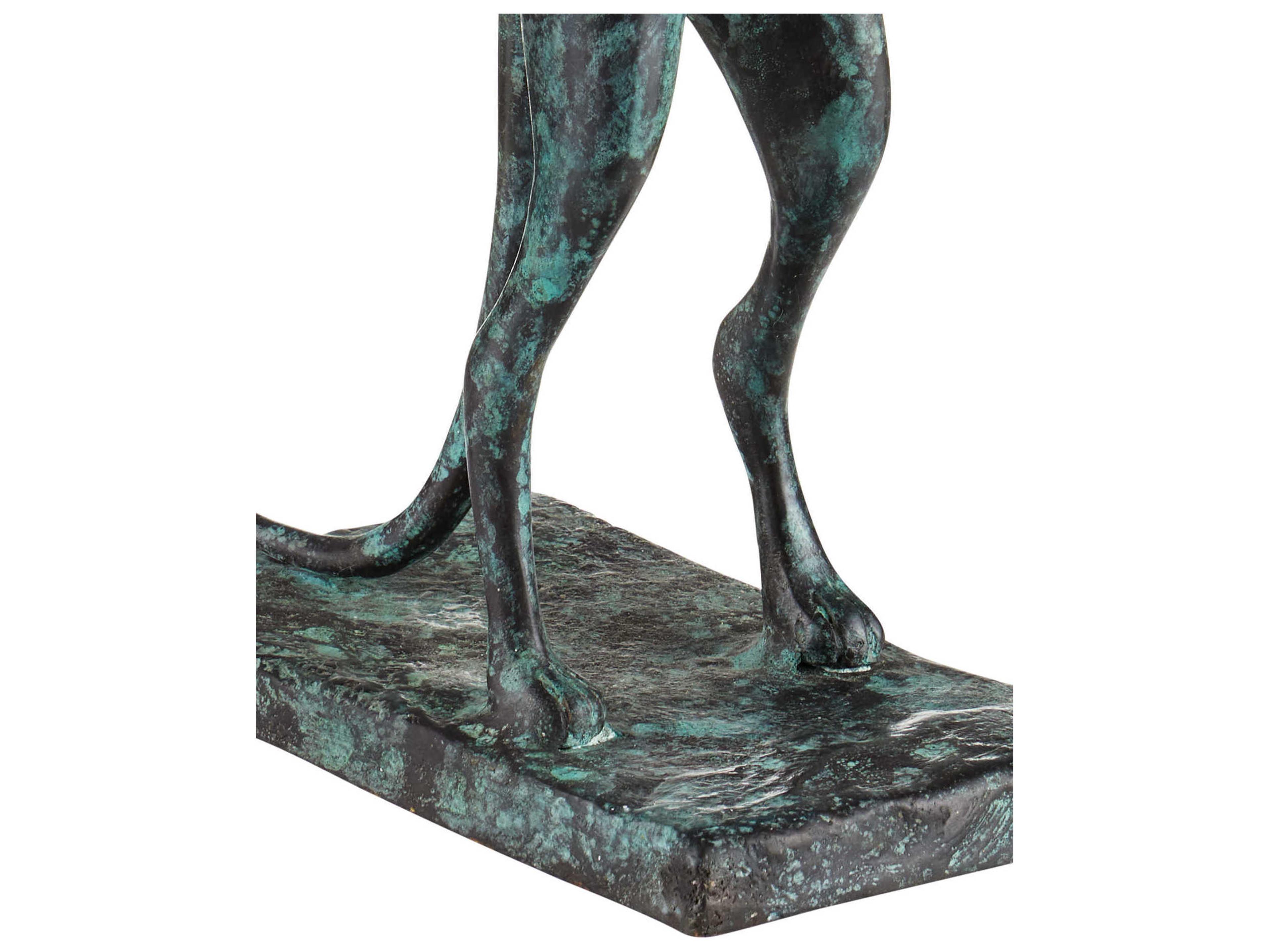 Currey & Company Bastet Cat Bronze Sculpture