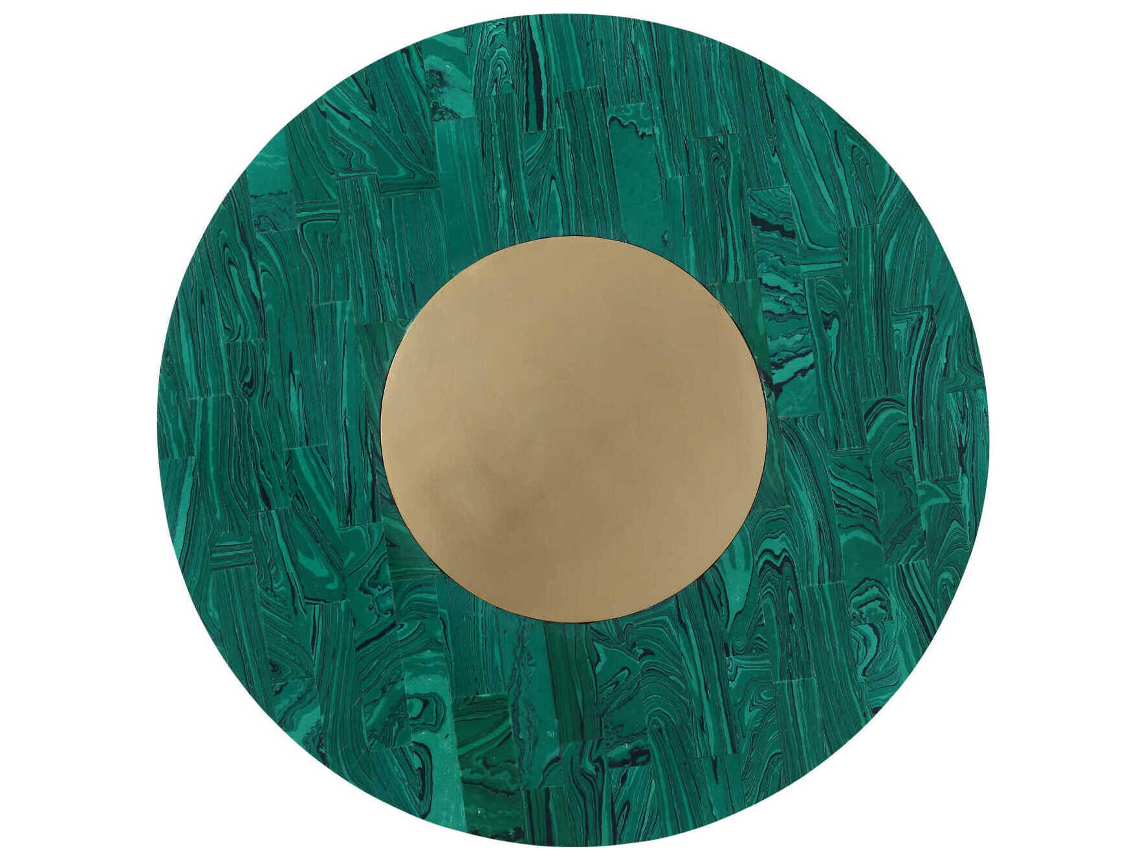 Currey & Company Transformation Marbled Green Brushed Brass Box