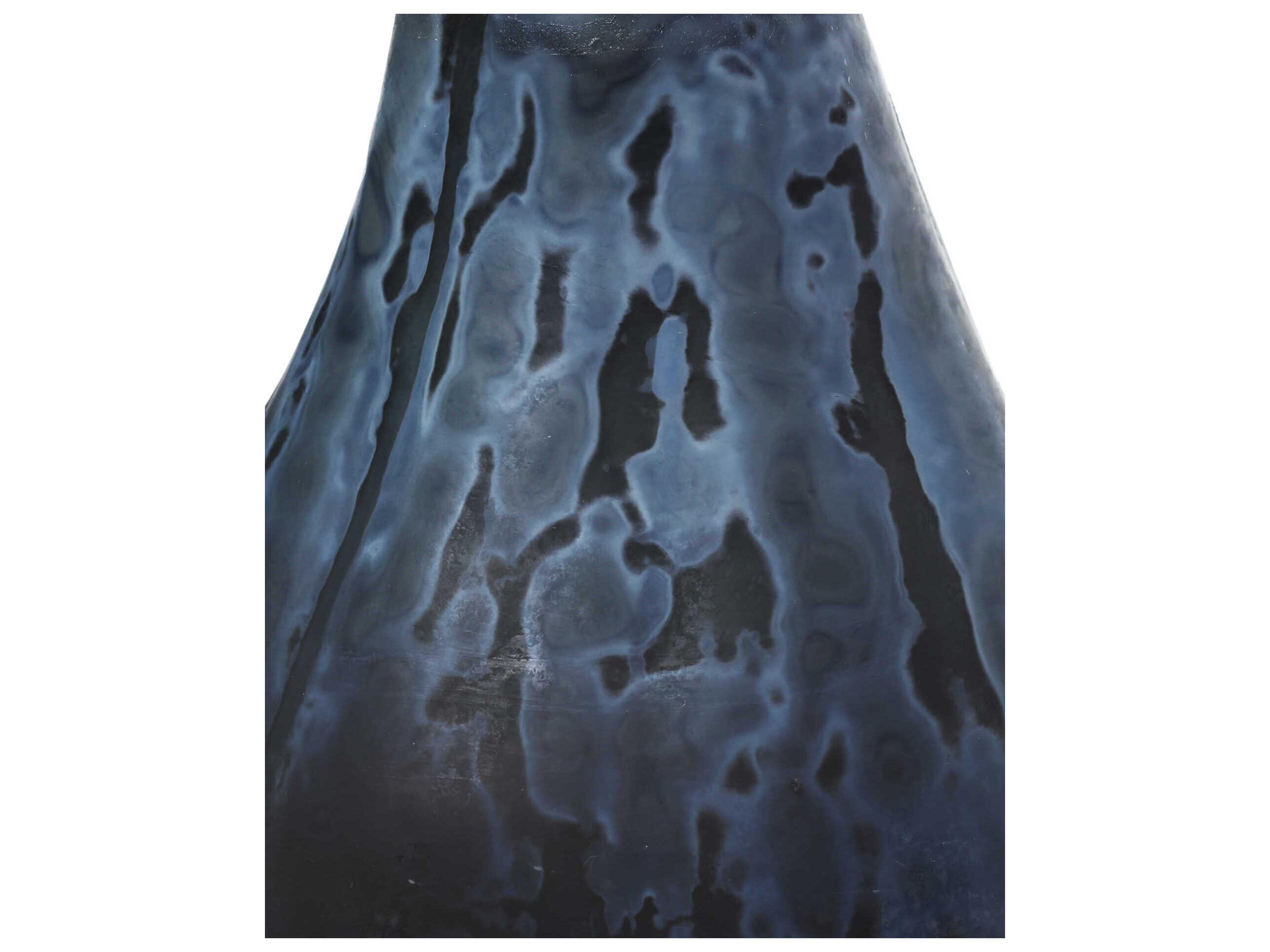 Currey & Company Glass Dark Blue Pear Set of 2