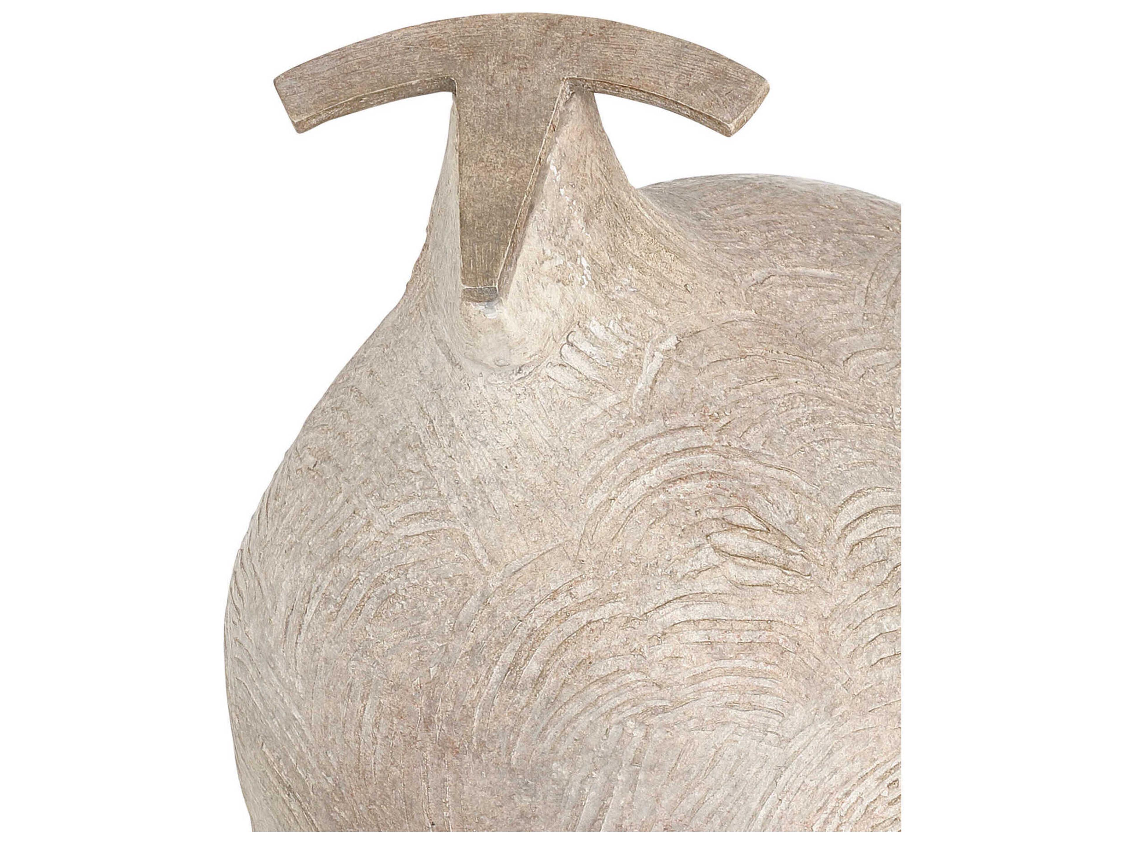 Currey & Company Ancient Ram Sculpture