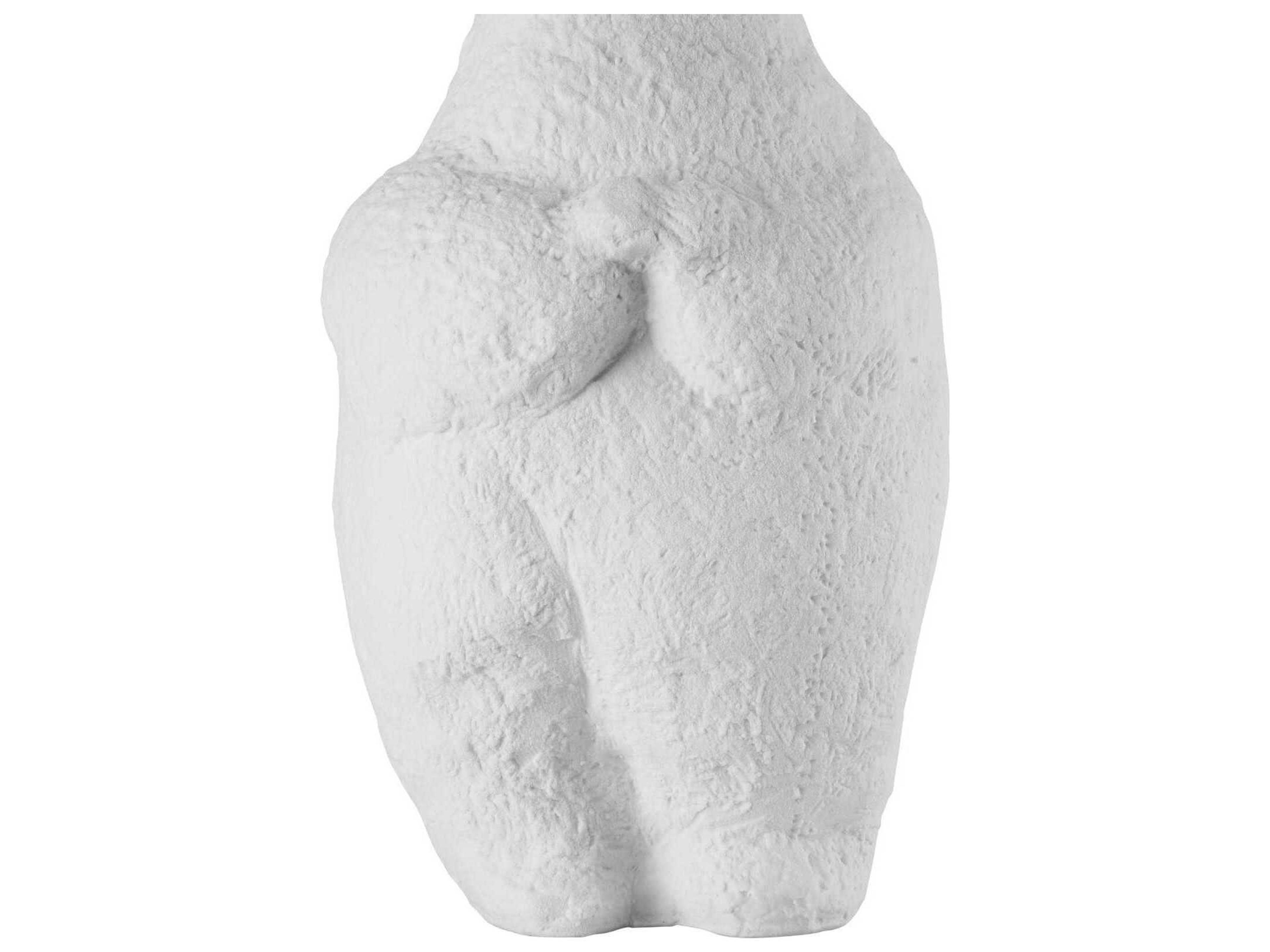 Currey & Company Yarmouth White Bear Sculpture