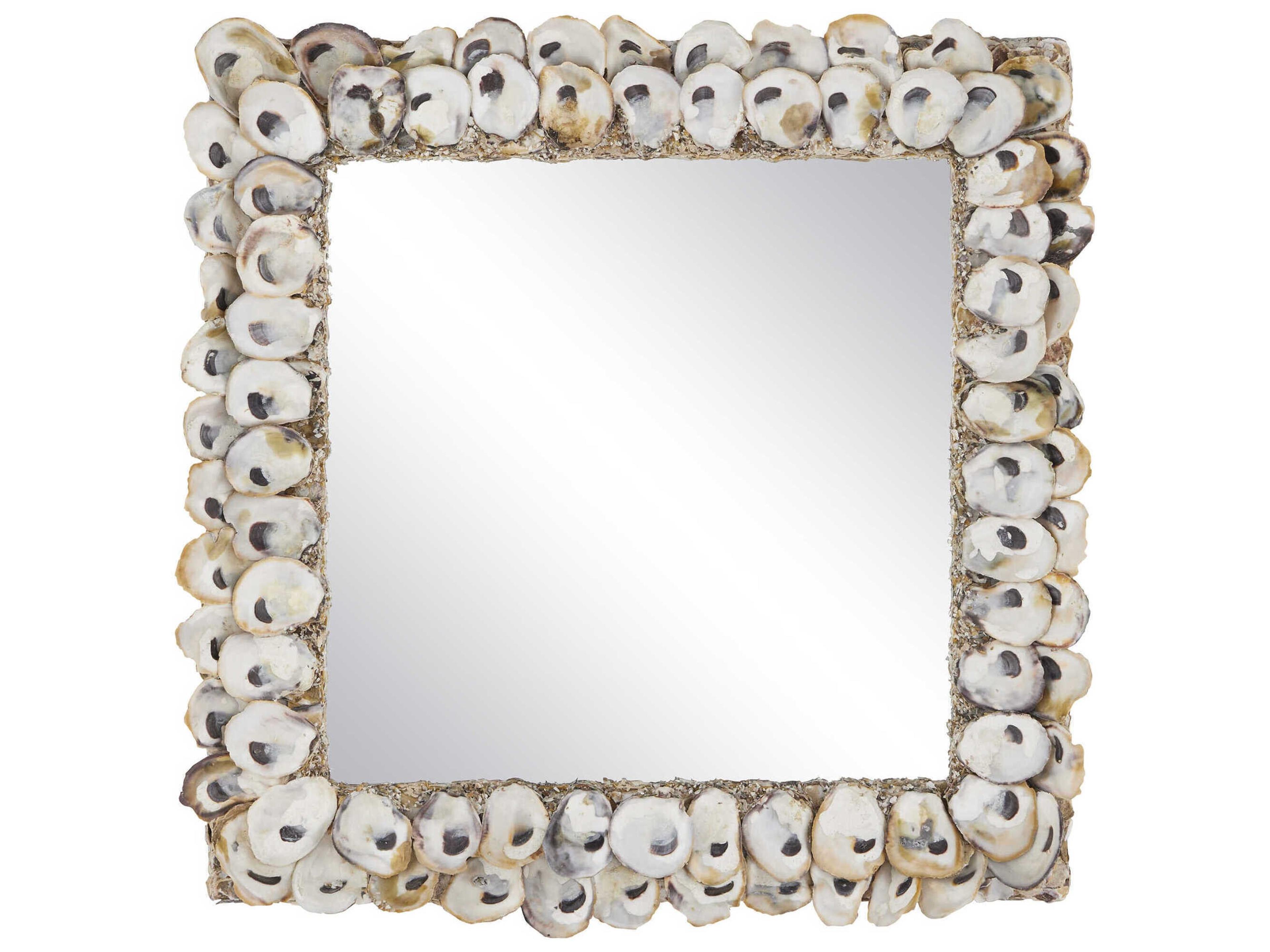 Currey & Company Currey In A Hurry Oyster Shell Wall Mirror