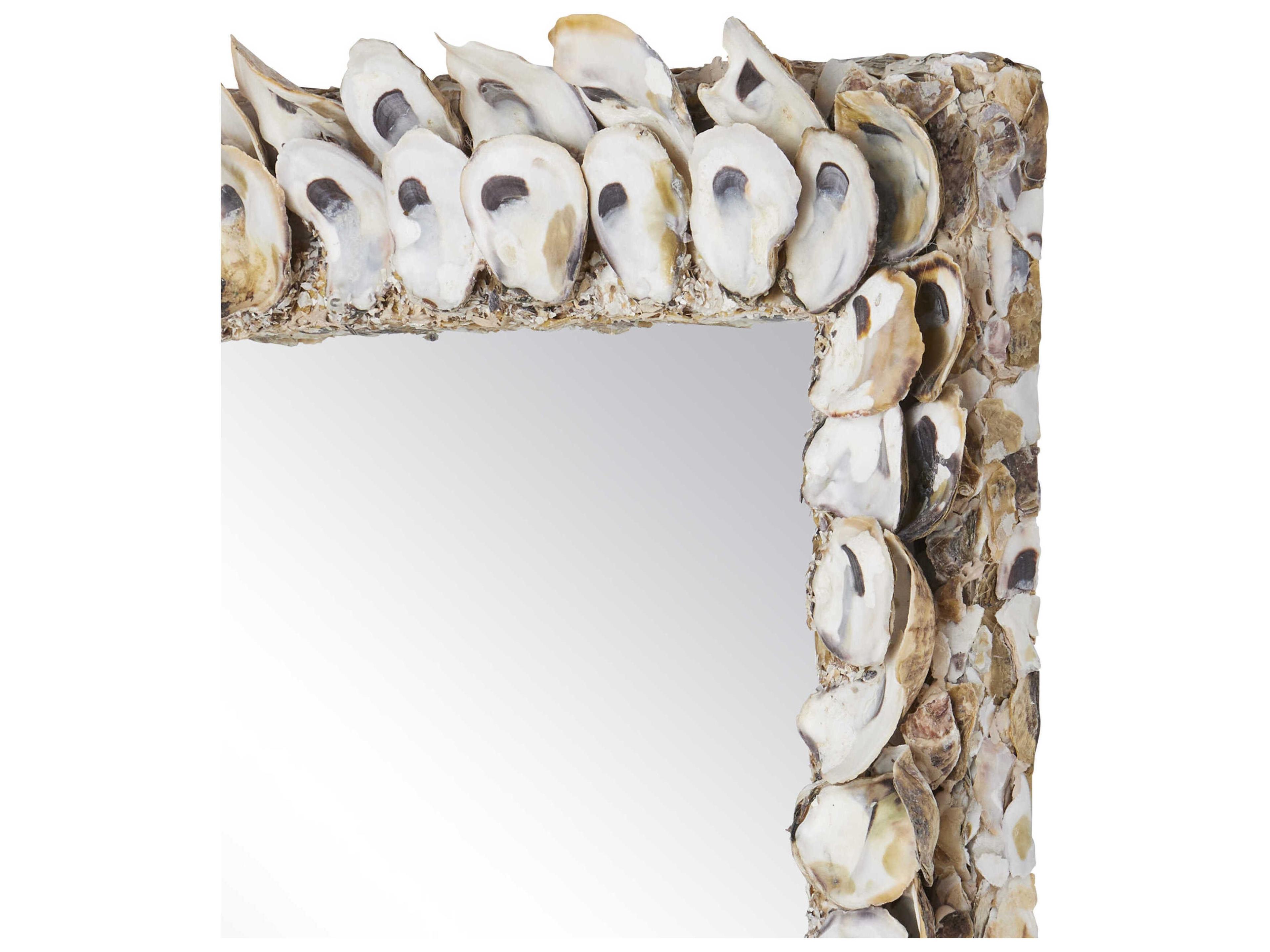 Currey & Company Currey In A Hurry Oyster Shell Wall Mirror