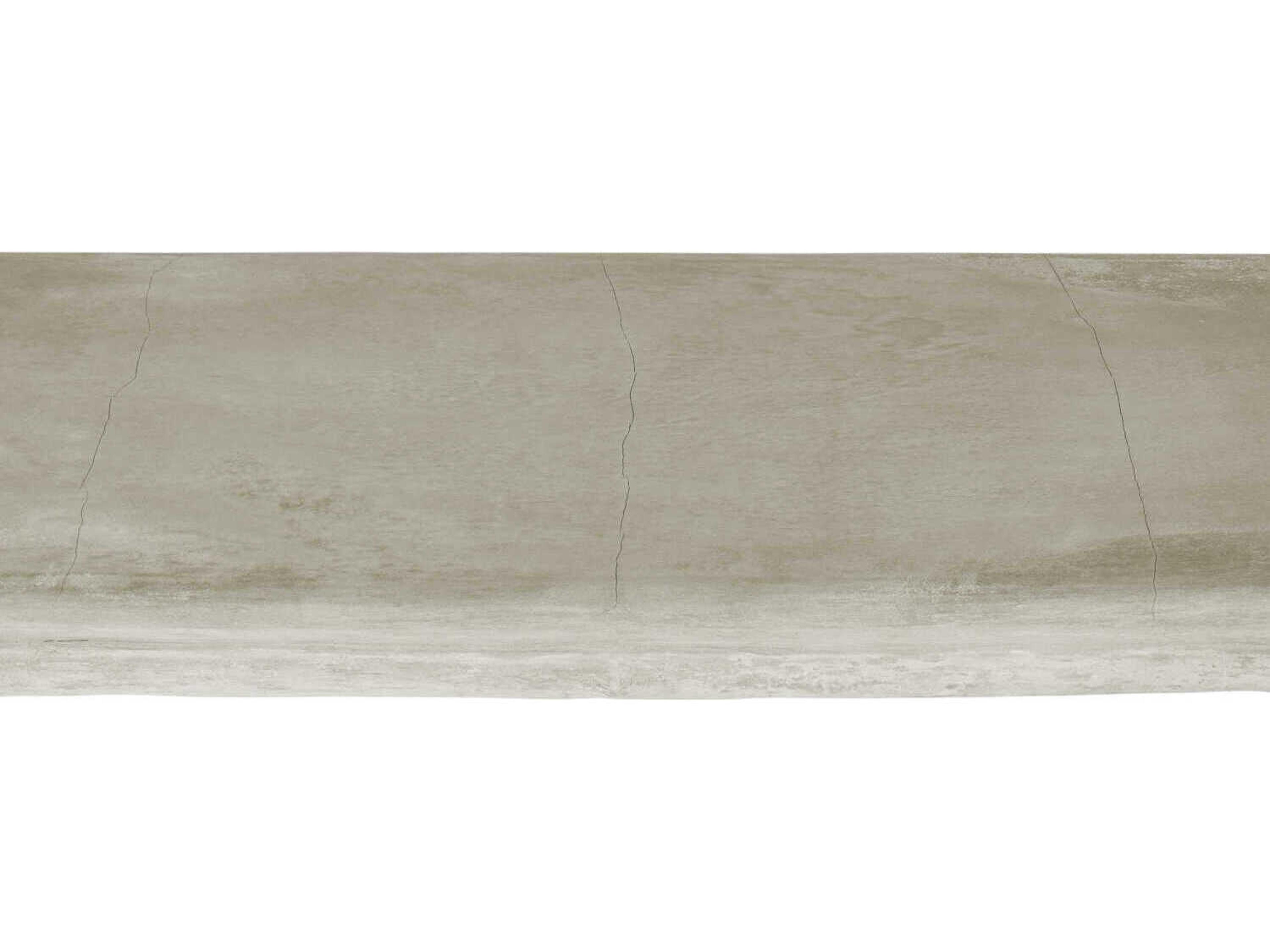 Currey & Company Luzon Rectangular Concrete Portland Faux Bois Console Table