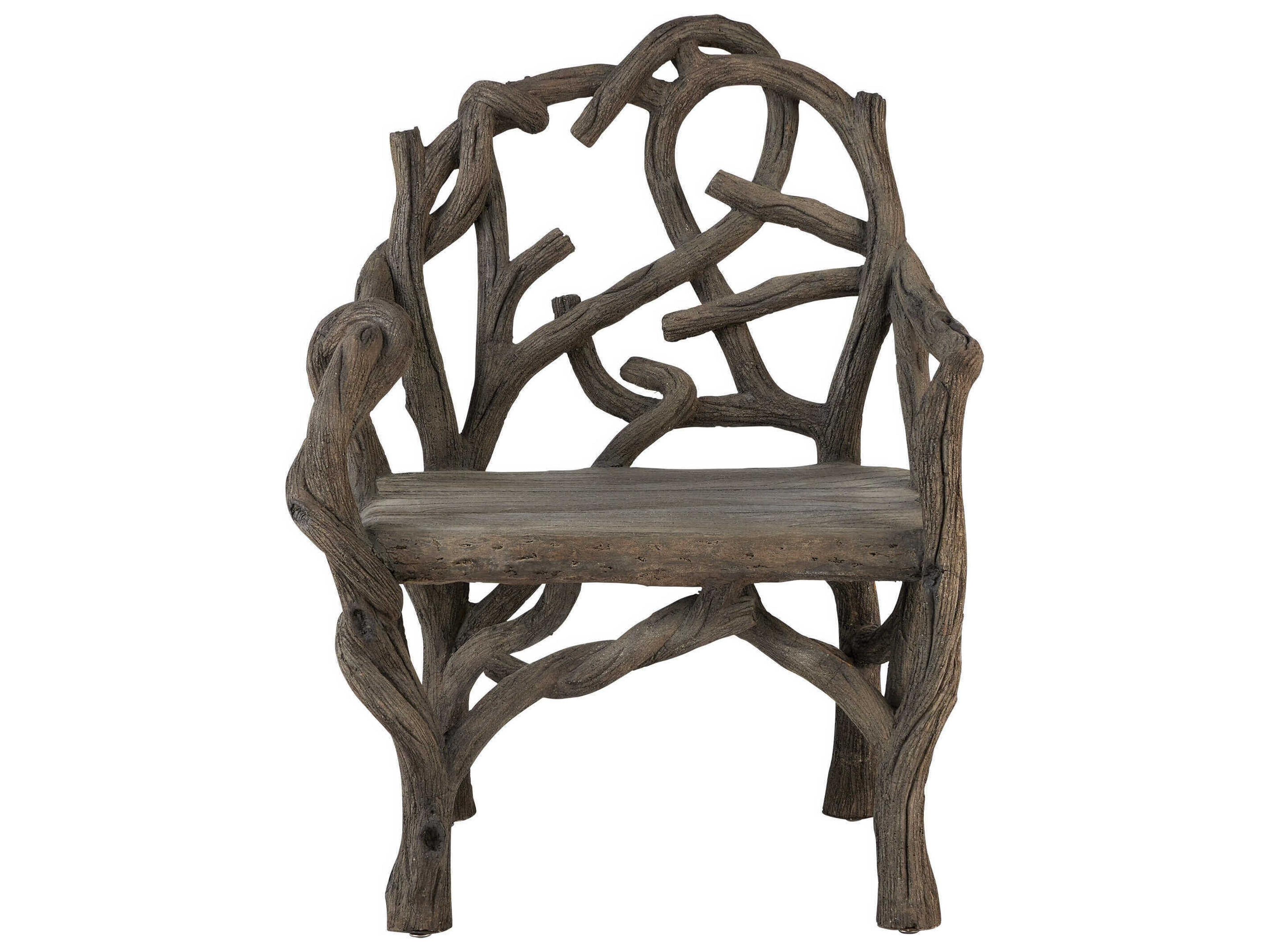 Currey & Company Dunmore Brown Accent Chair