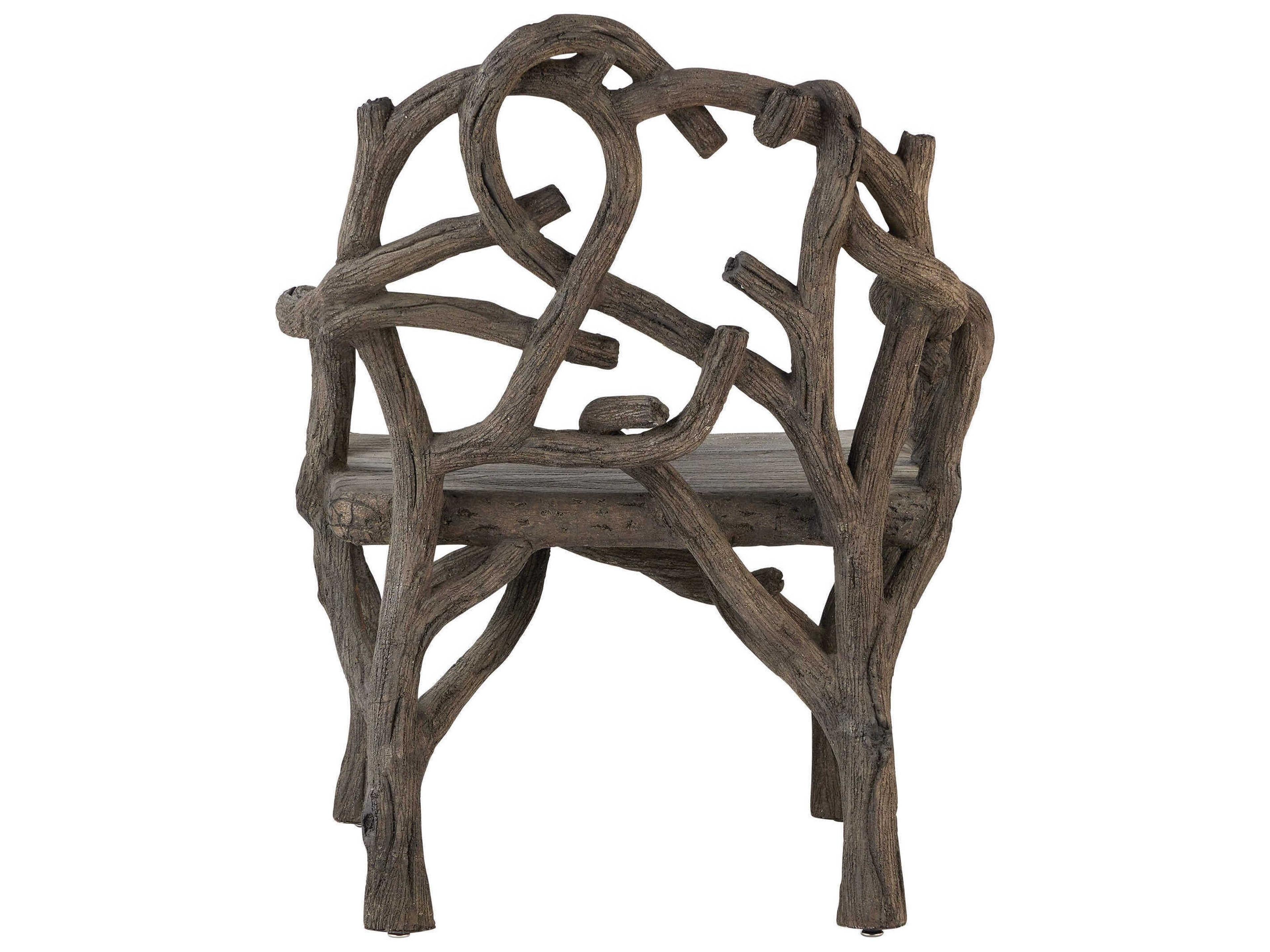 Currey & Company Dunmore Brown Accent Chair