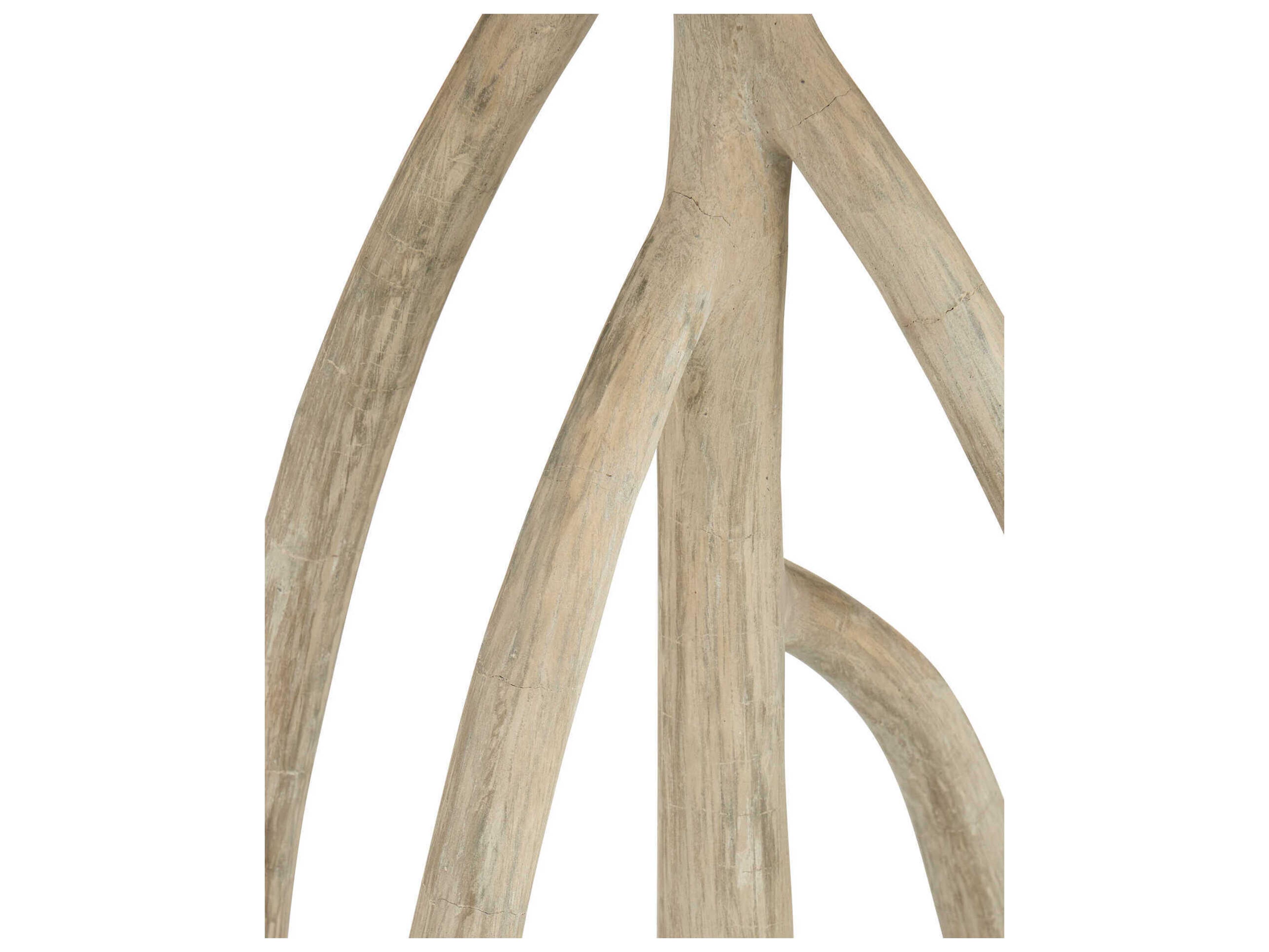 Currey & Company Mangal Round Concrete Portland End Table