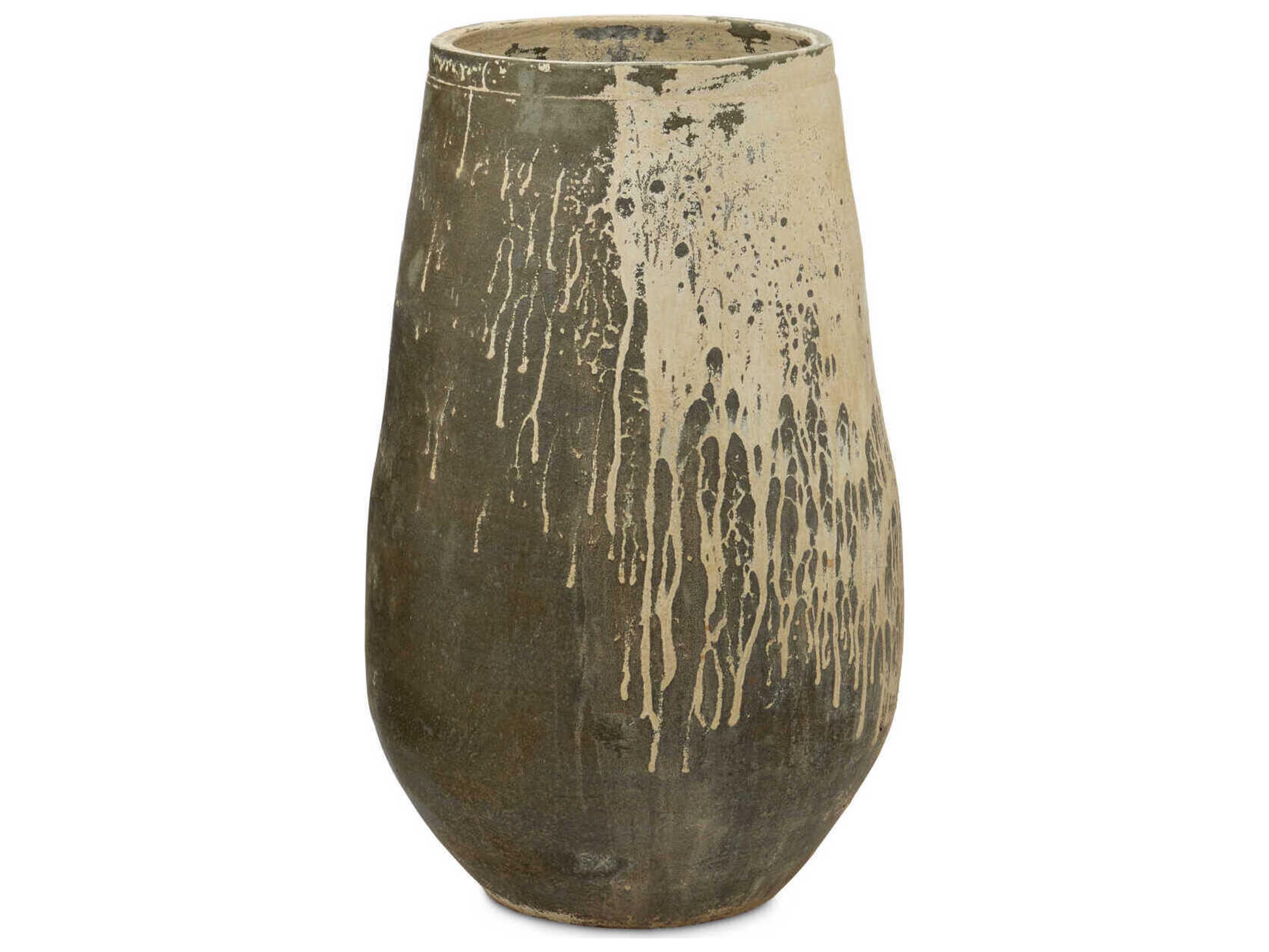 Greenish White Capaci Plant Stands