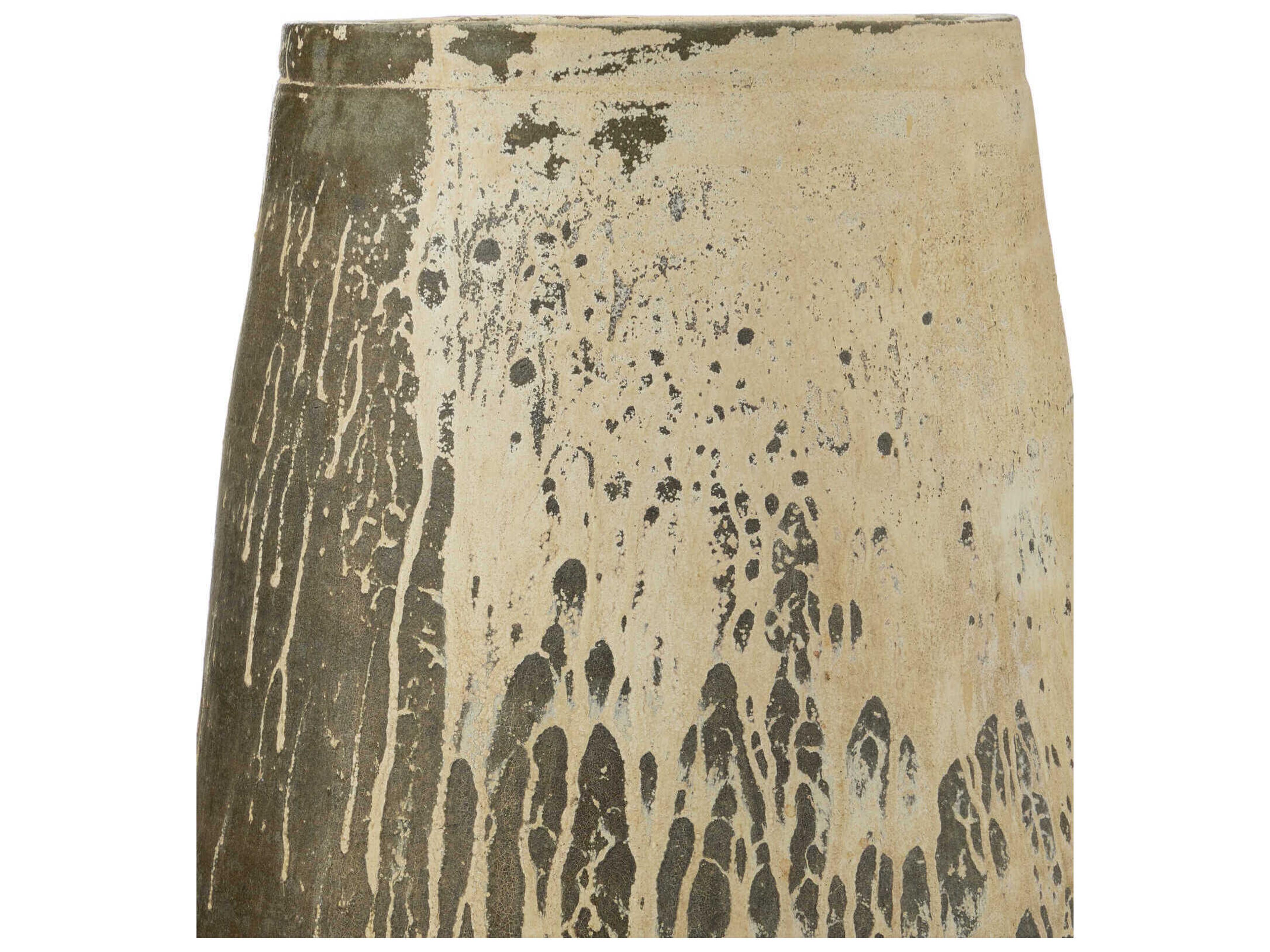 Currey & Company Greenish White Capaci Plant Stands