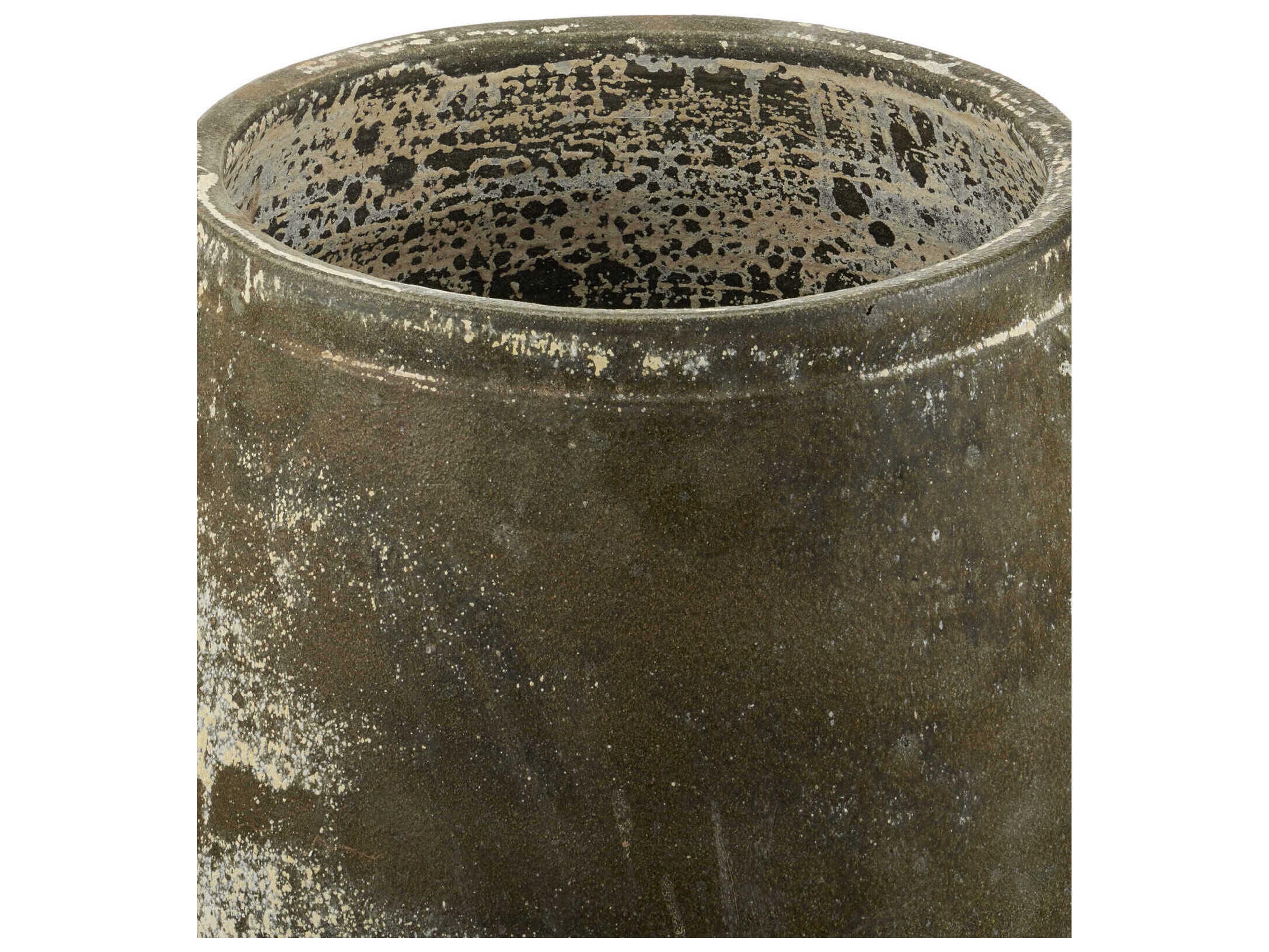 Currey & Company Greenish White Sicilia Plant Stands