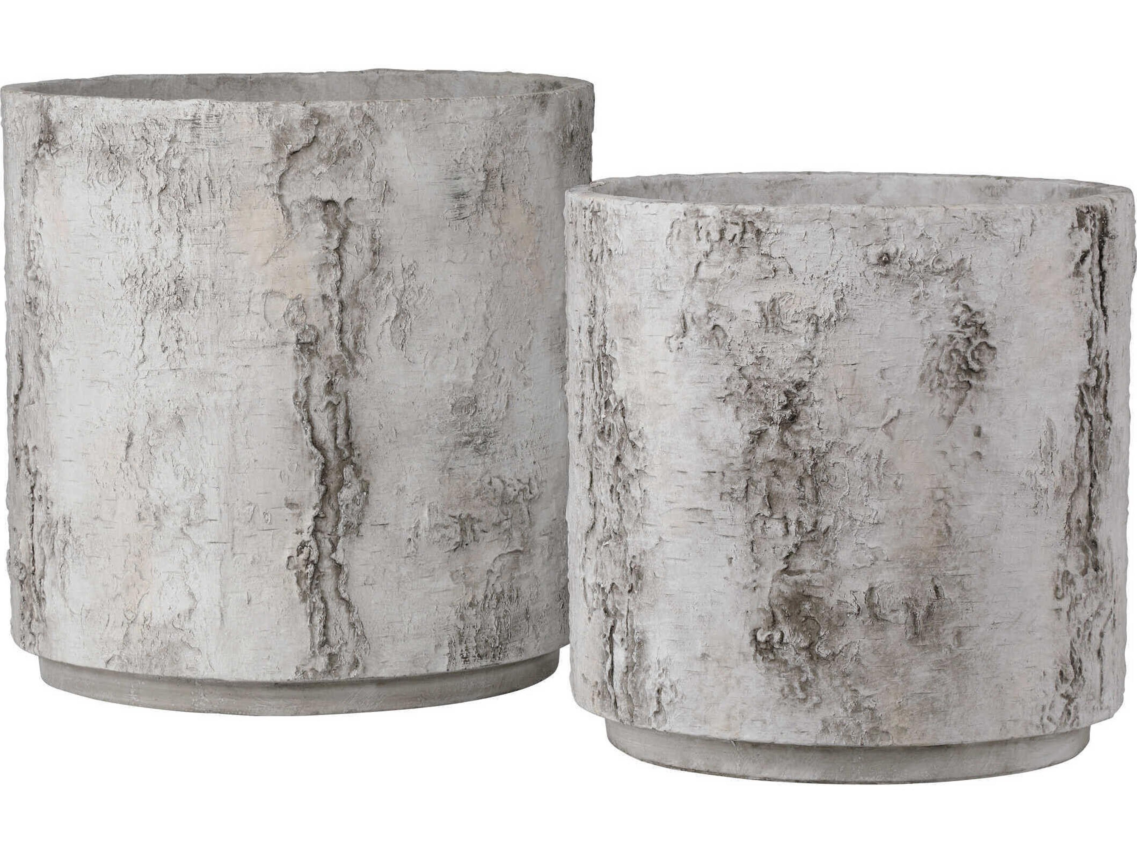 Currey & Company Faux Birch Planter