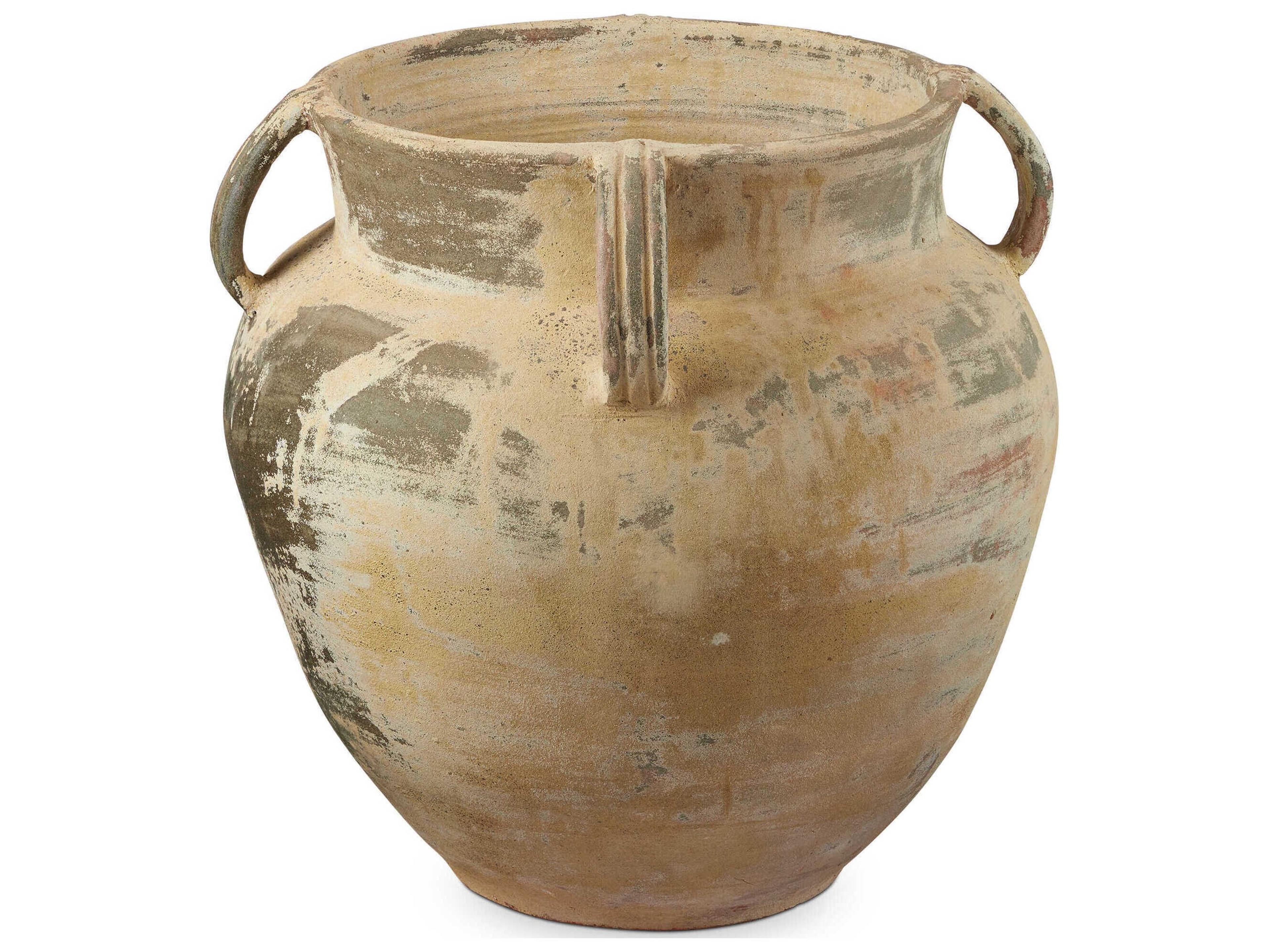 Agrigento Antique White Planter