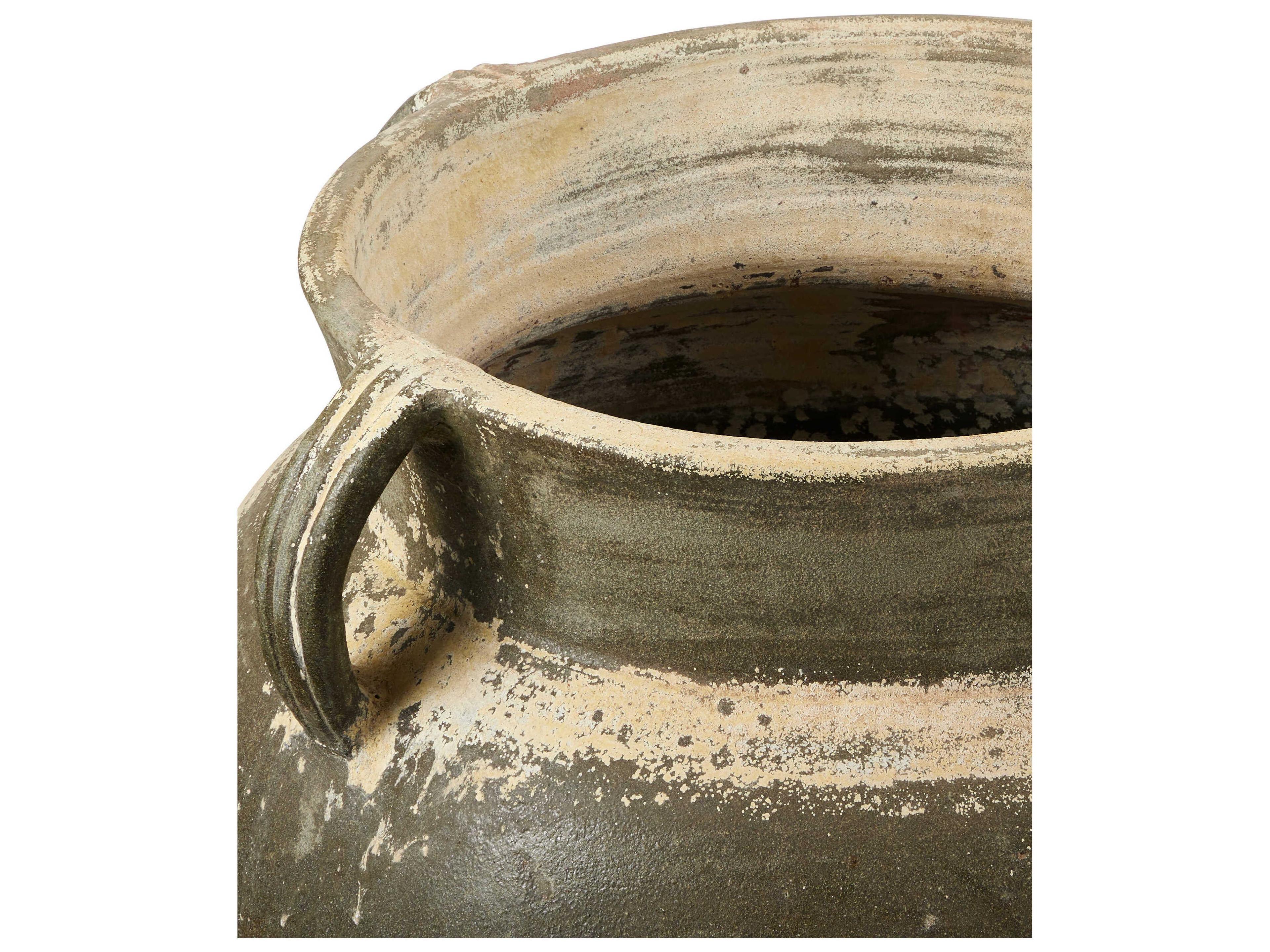 Currey & Company Agrigento Antique White Planter