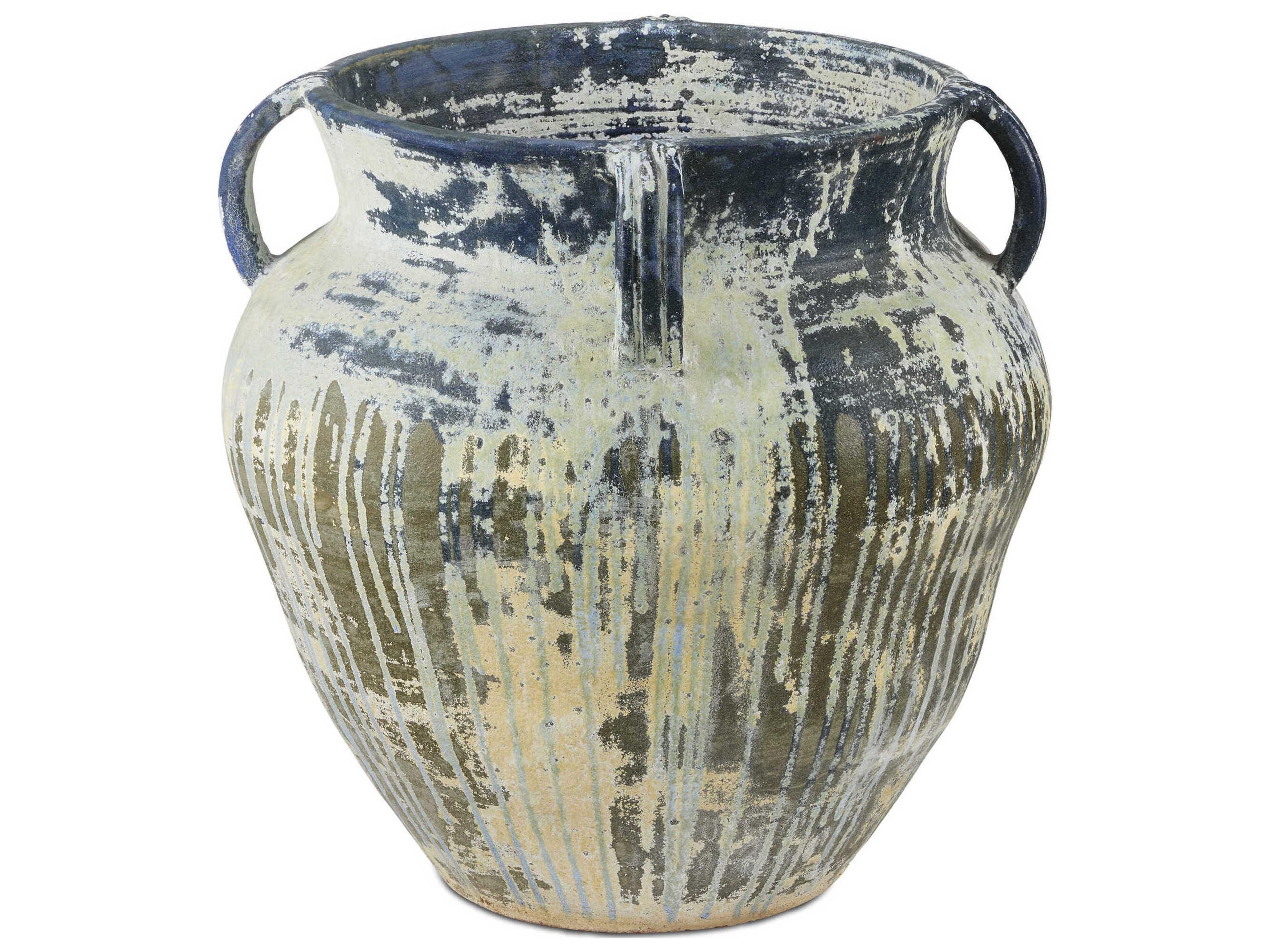 Agrigento Blue Drip Planter