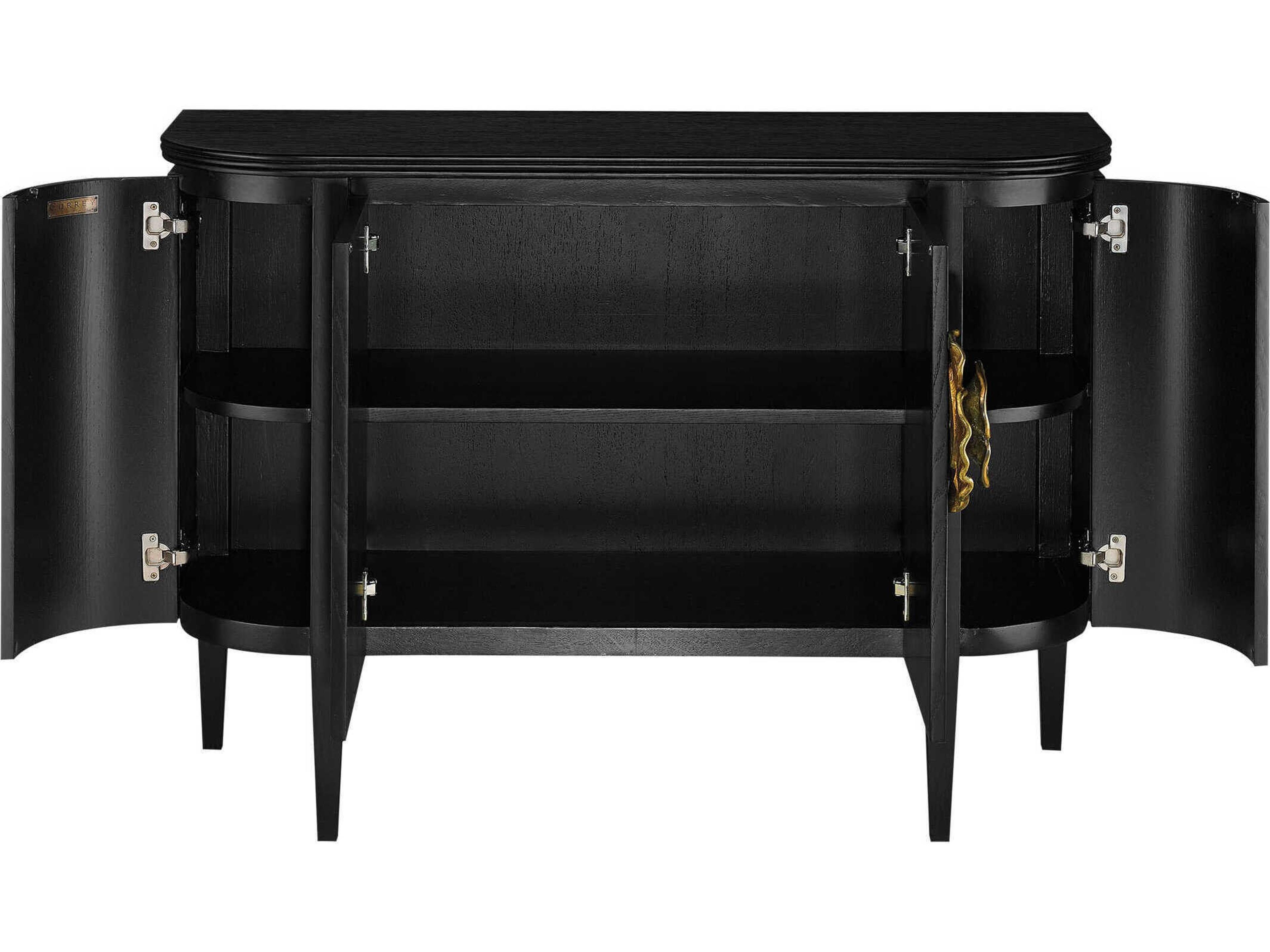 Currey & Company Briallen Demilune Accent Cabinet