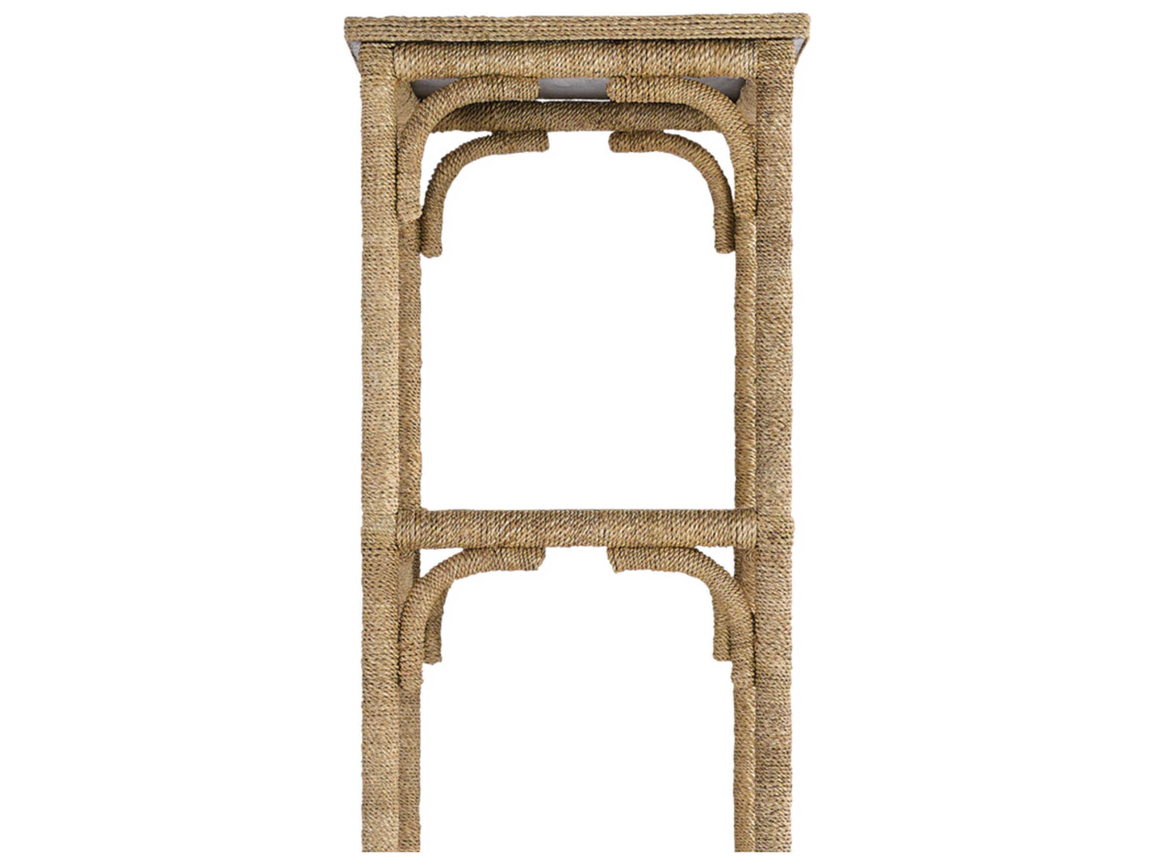 Currey & Company Olisa Natural / Washed Wood Etagere