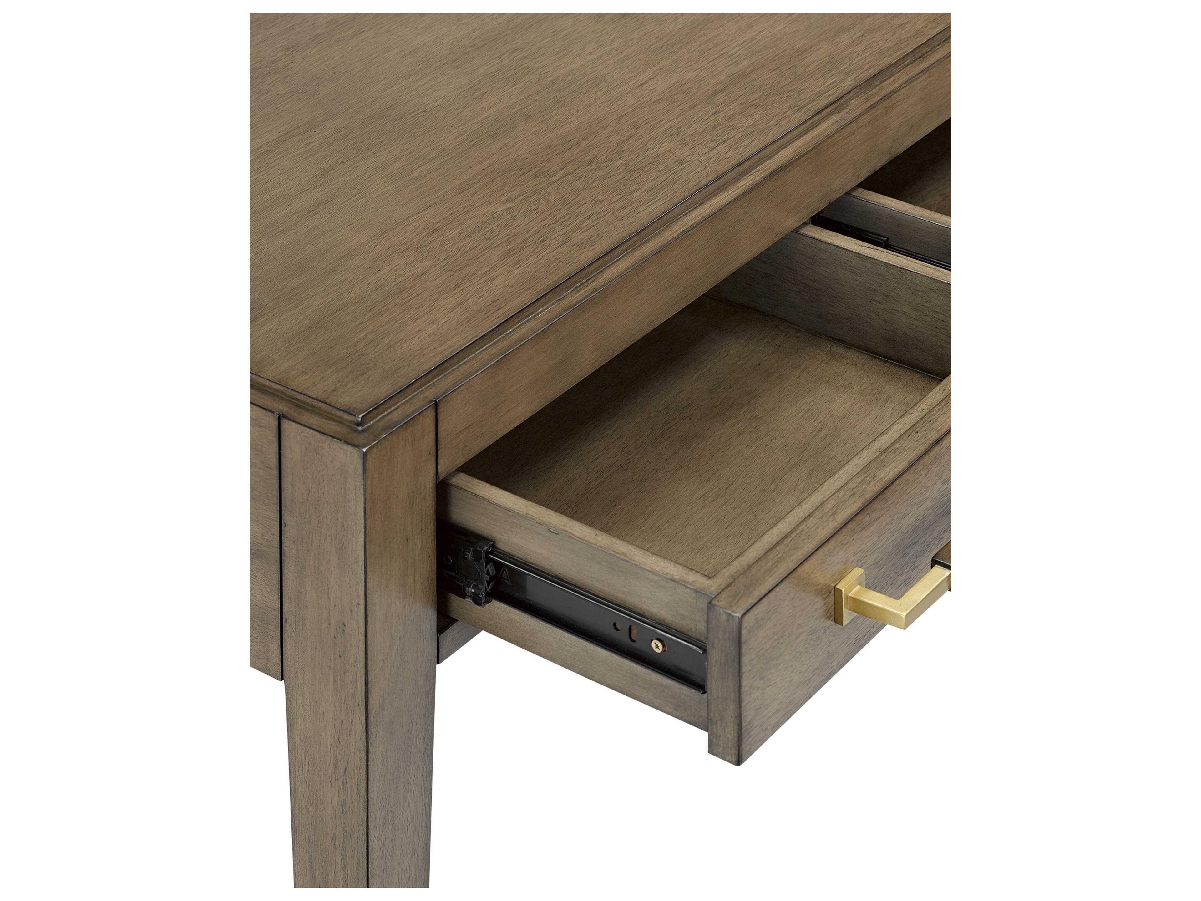 Currey & Company Verona Chanterelle Coffee Champagne Brown Mahogany Wood Secretary Desk