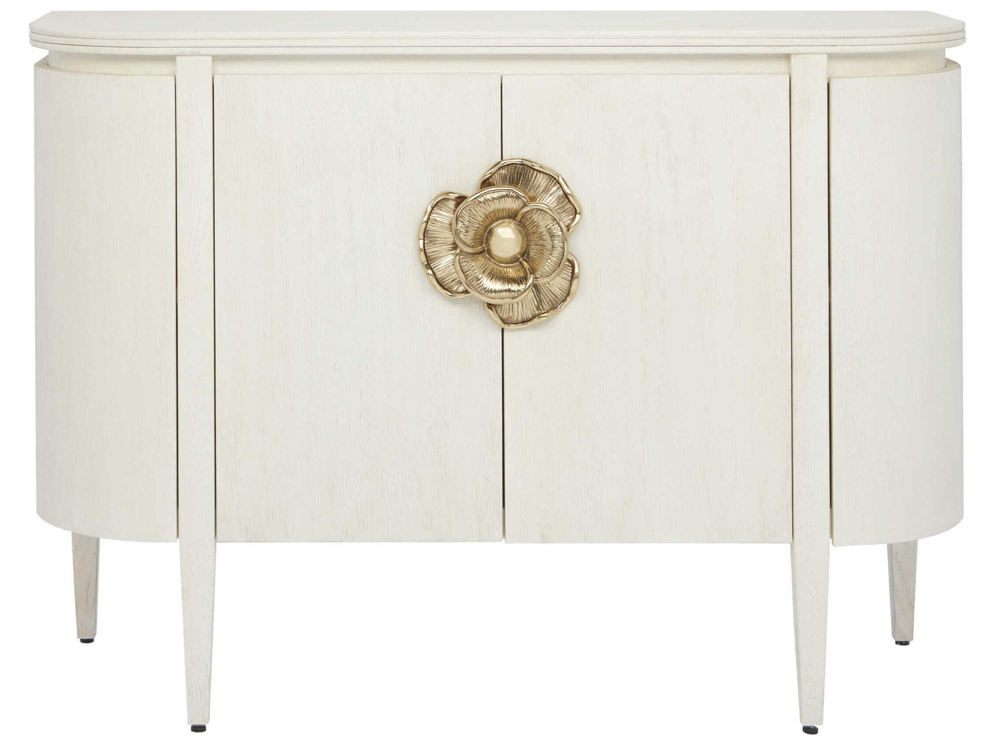 Currey & Company Briallen Demilune Accent Cabinet