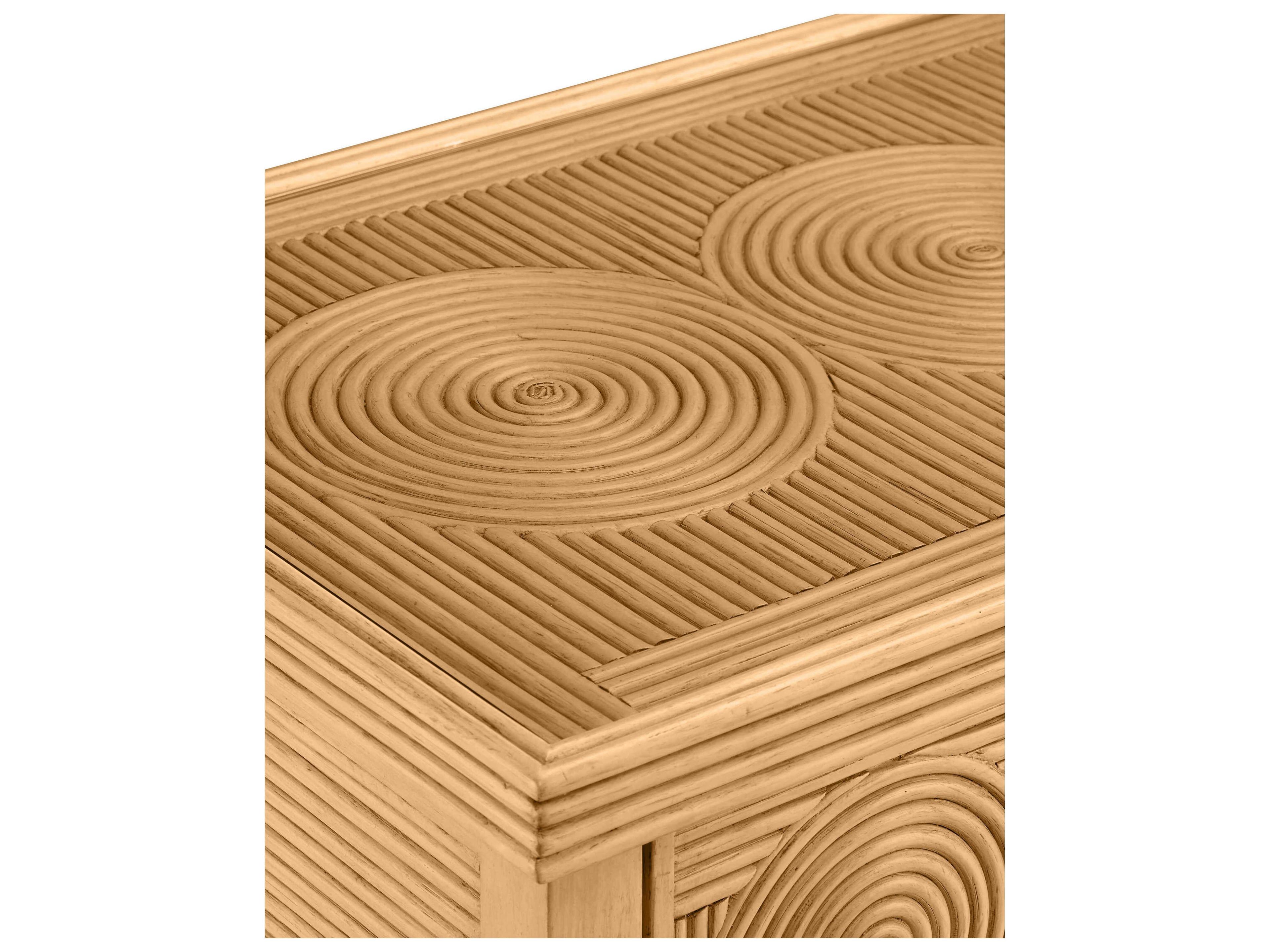 Currey & Company Santos 3-Drawers Brown Mahogany Wood Dresser