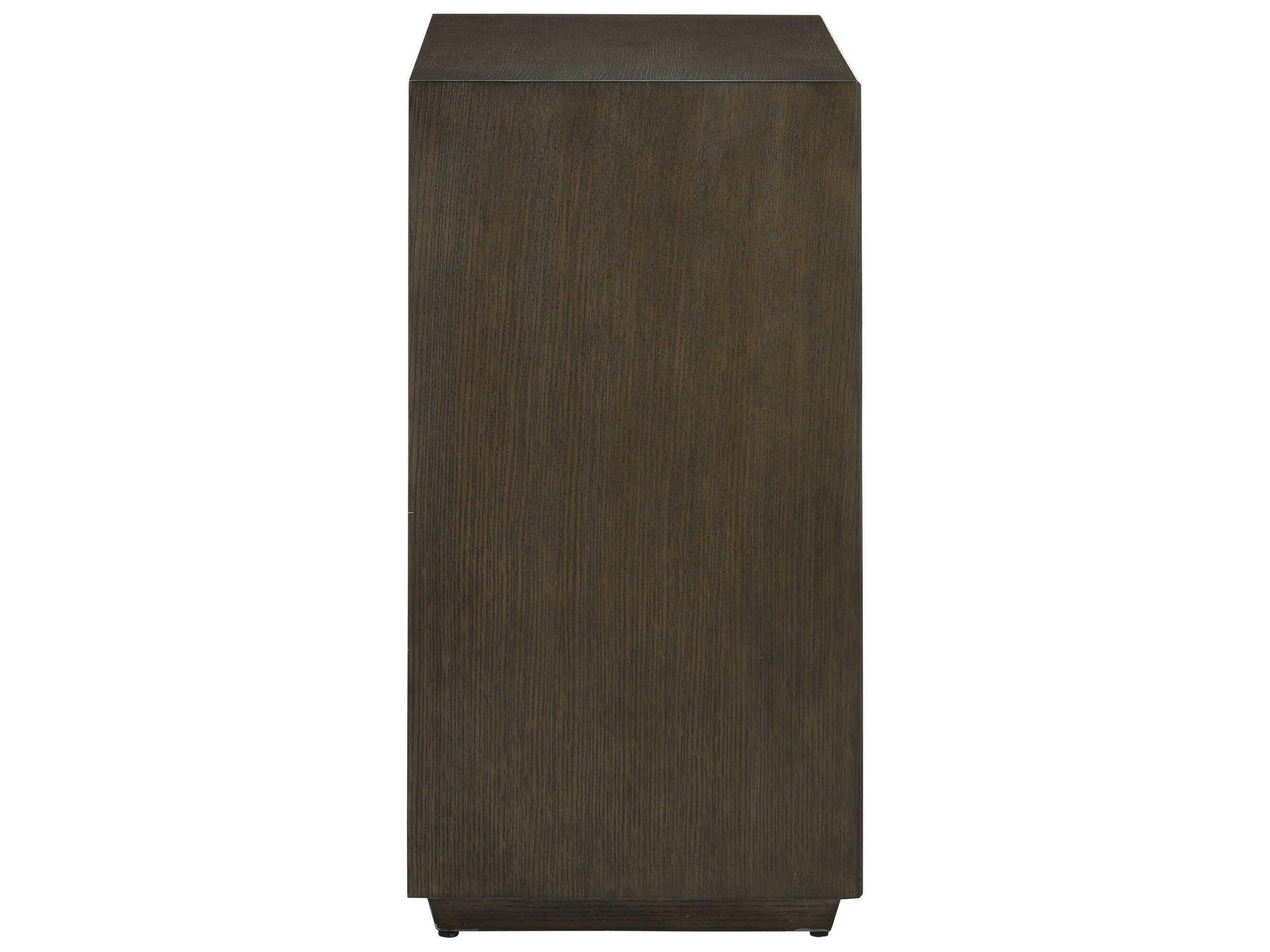 Currey & Company Kendall Dove Gray Polished Brass Solid Wood Accent Chest