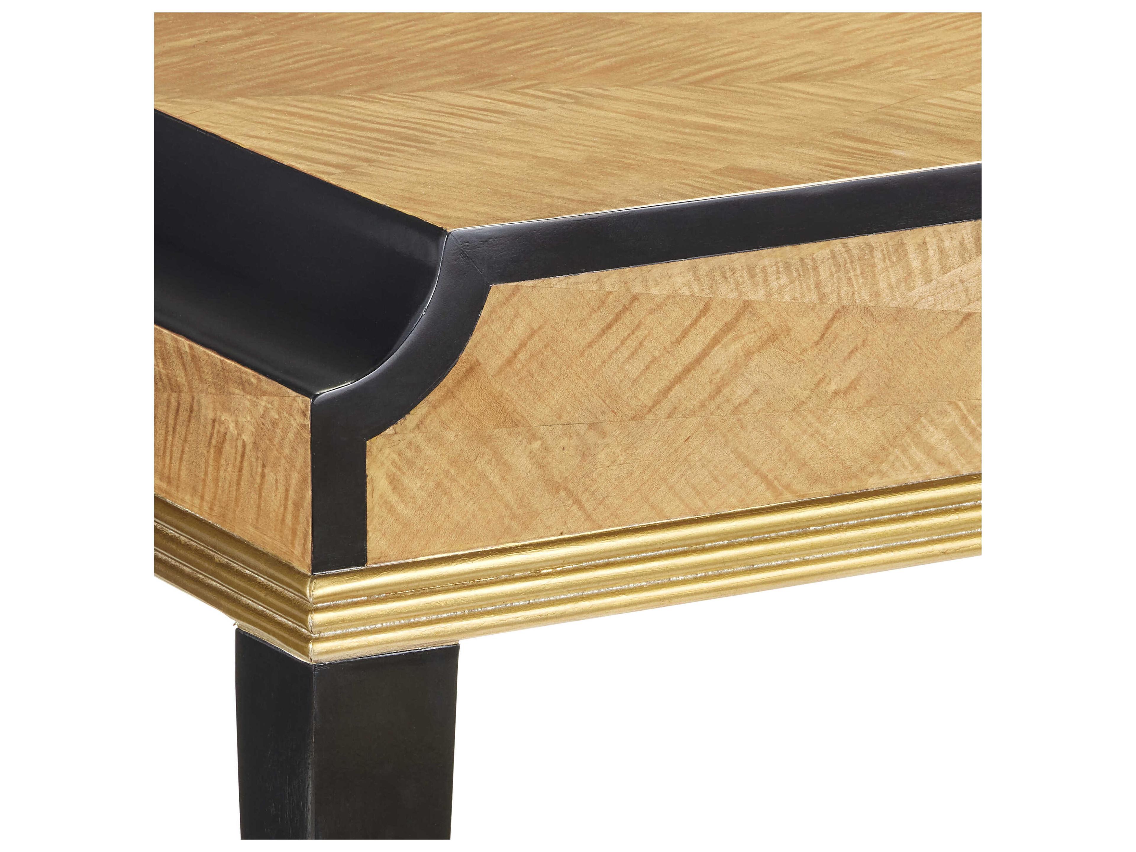 Currey & Company Kallista Brown Mahogany Wood Writing Desk