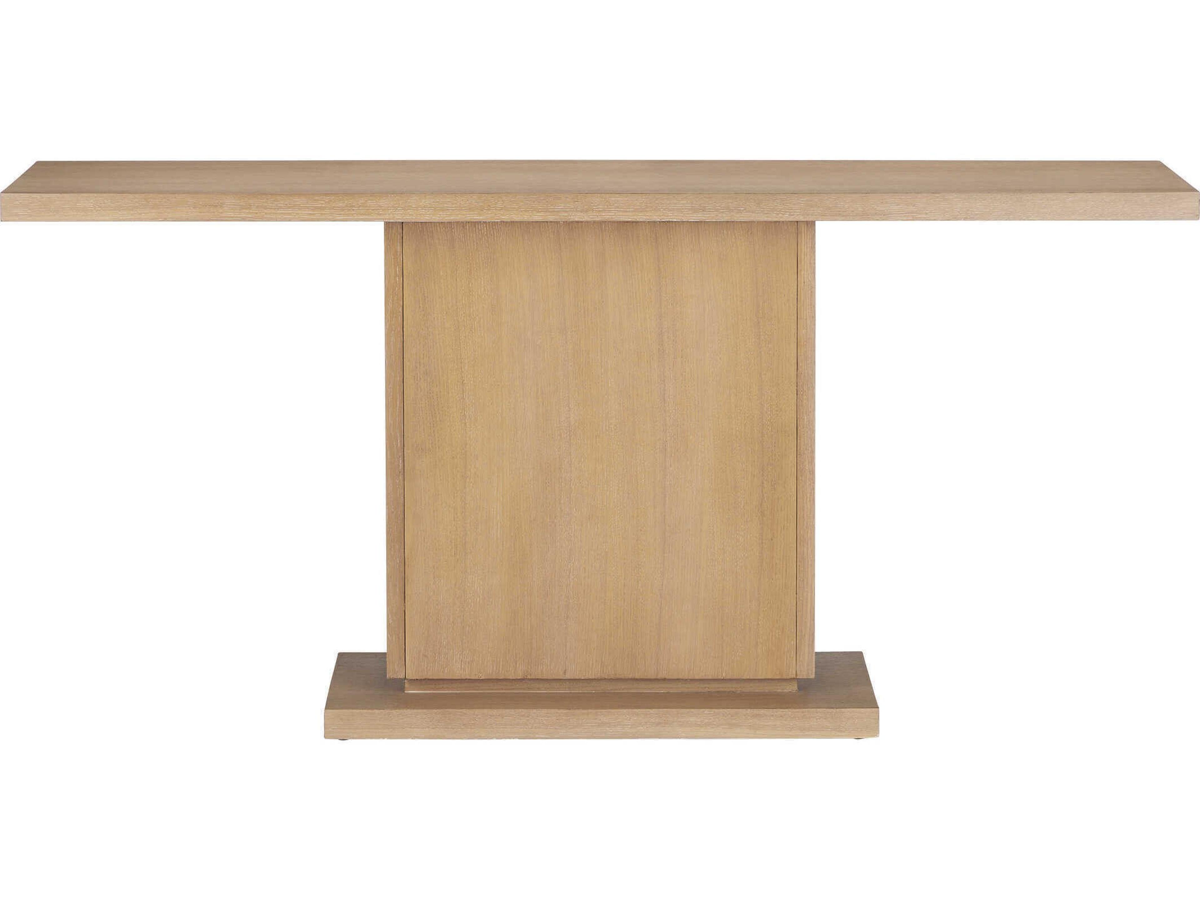 Currey & Company Morombe Rectangular Wood Washed Oak Console Table
