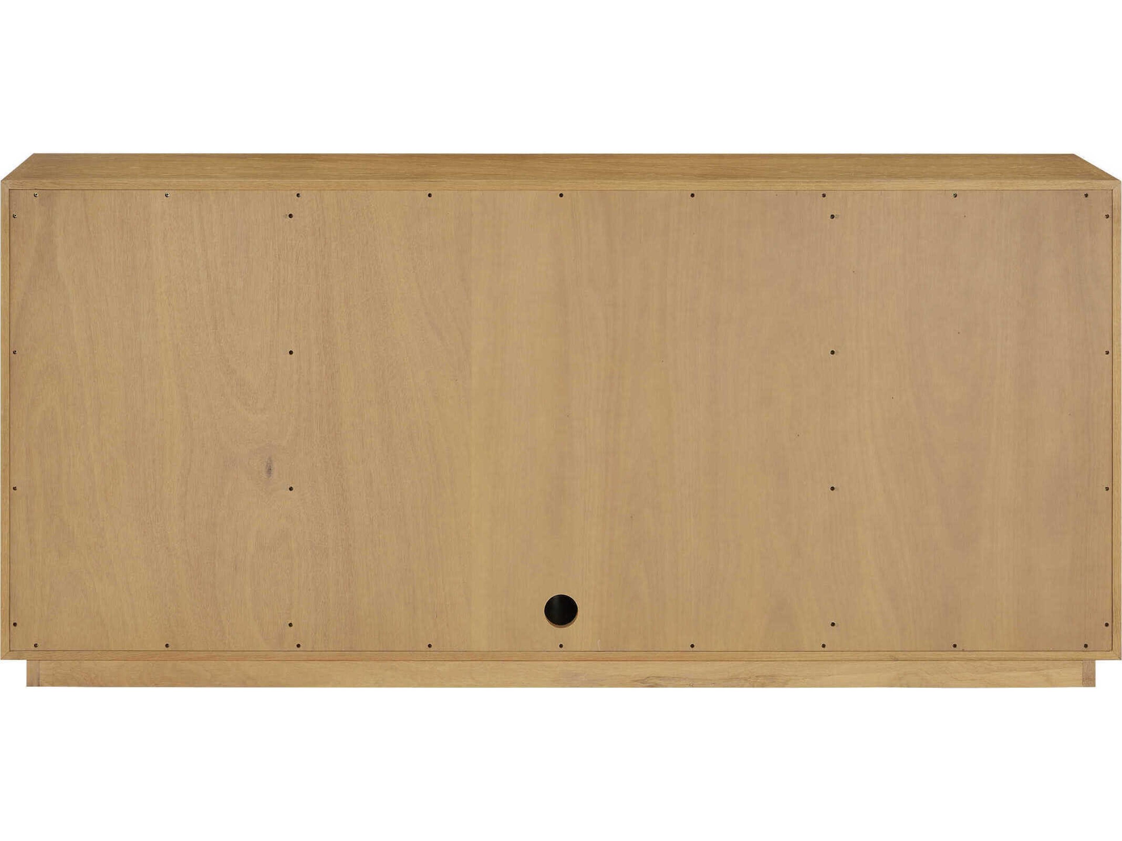 Currey & Company Margot 84" Oak Wood Satin Brown Sideboard