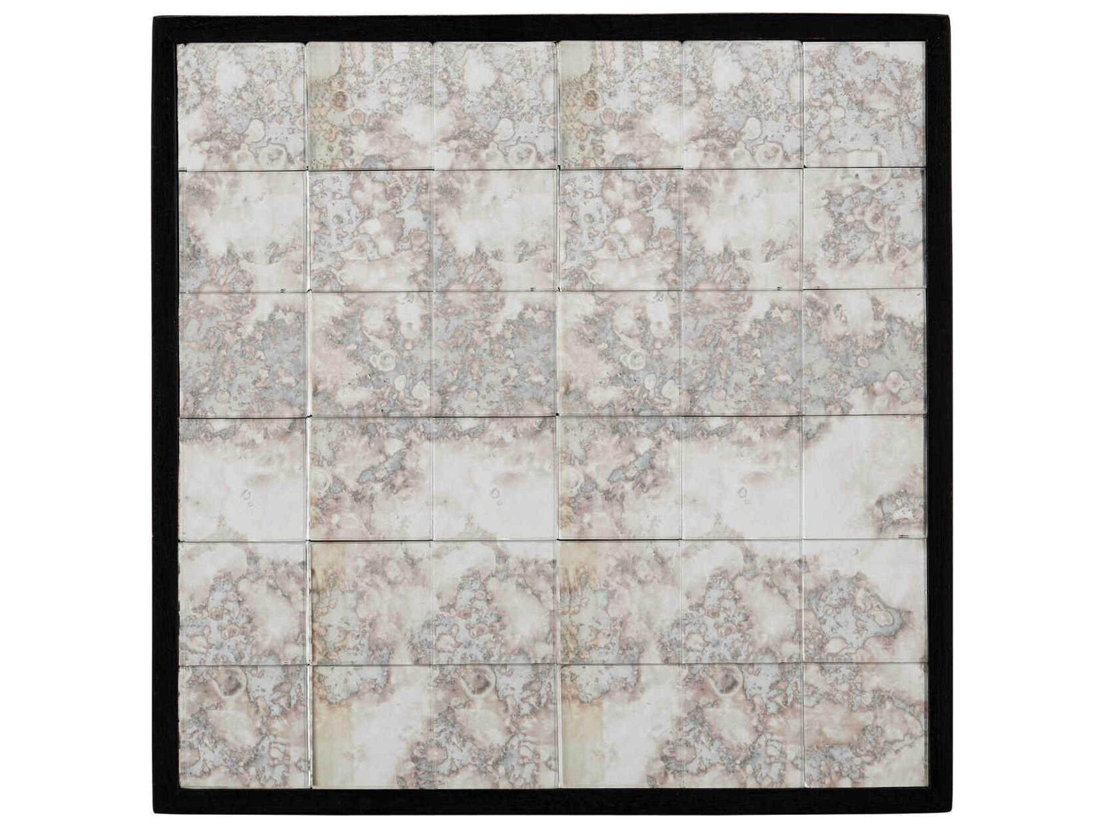 Currey & Company Mosaico Square Glass End Table