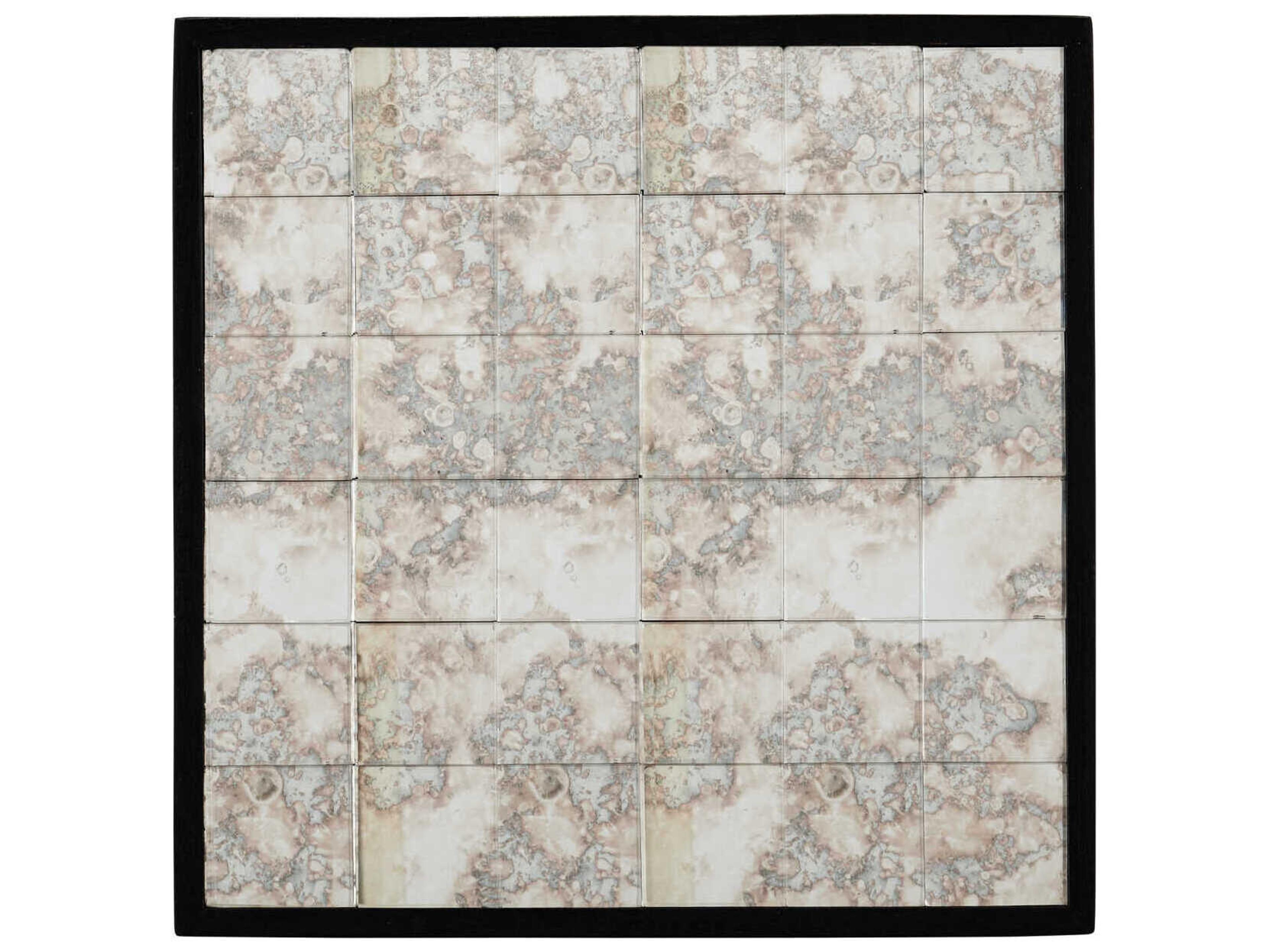 Currey & Company Mosaico Square Glass End Table