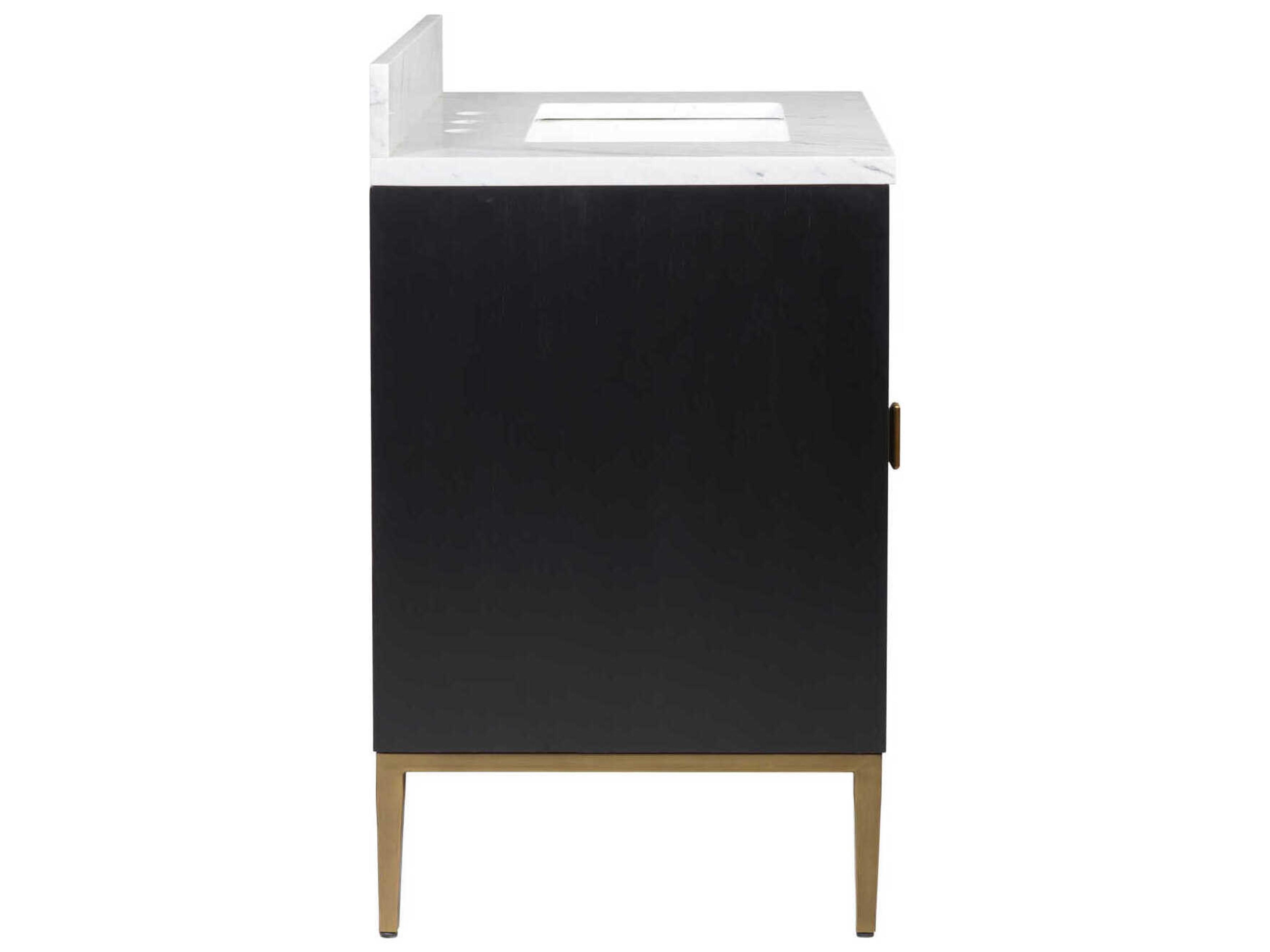 Currey & Company Kallista 30" Polished Blue Vanity