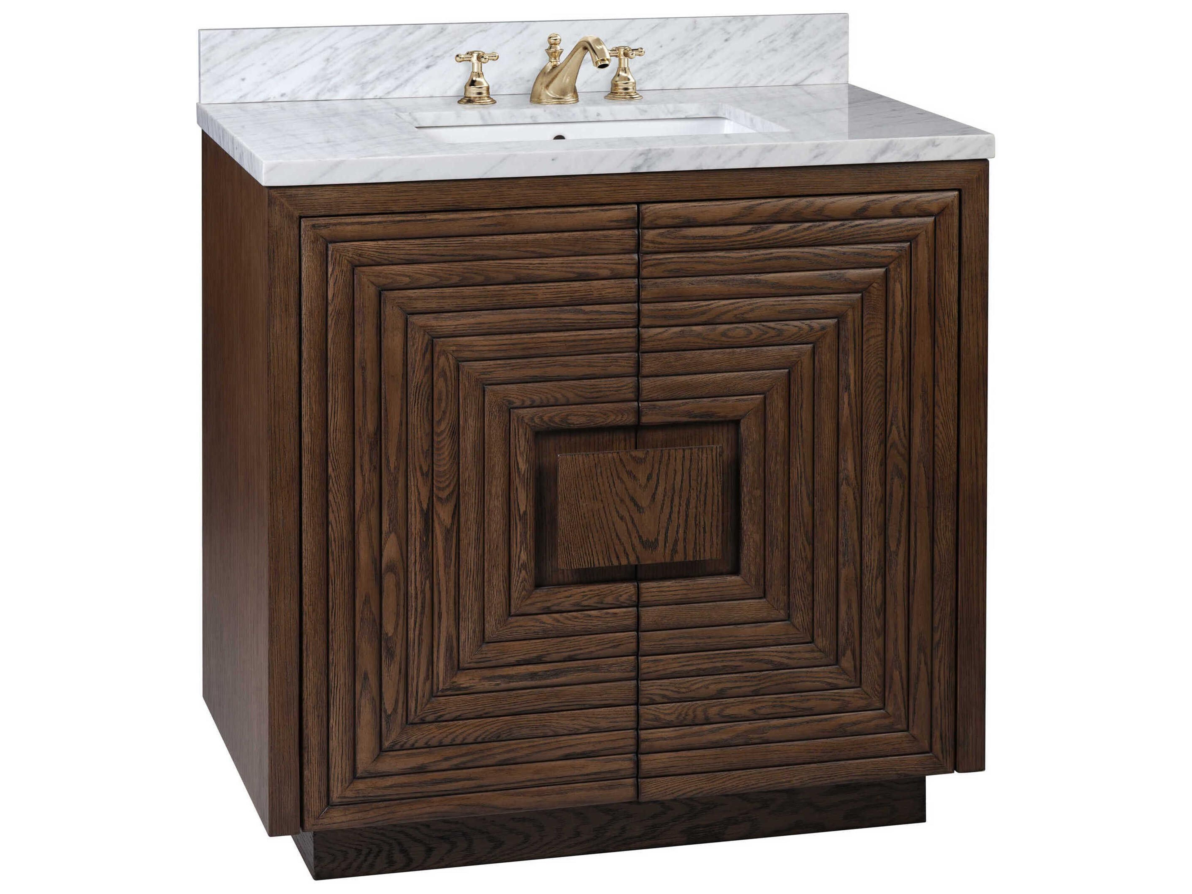 Morombe 36" Cocoa Marble Vanity