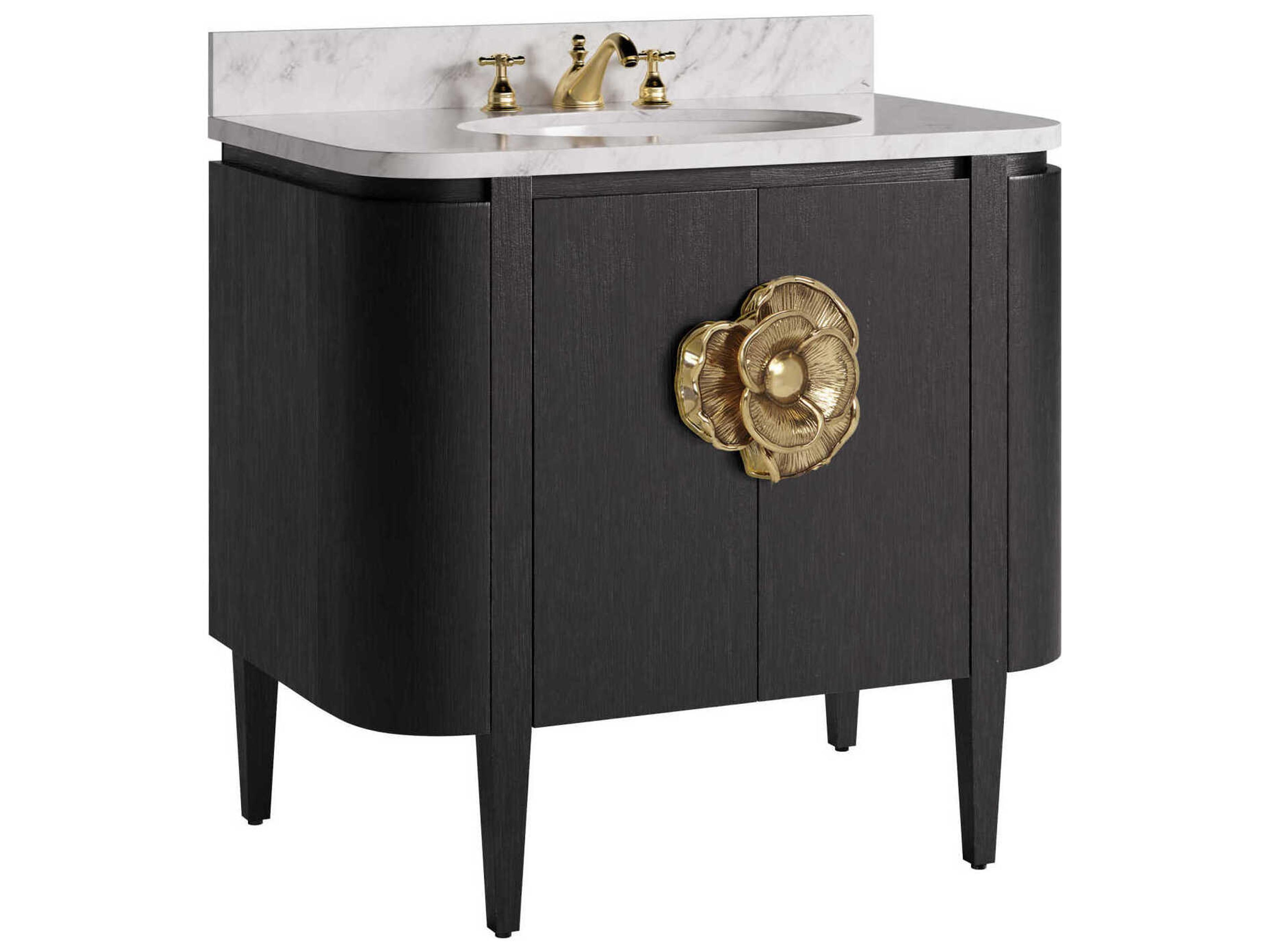 Briallen 36" Black Vanity