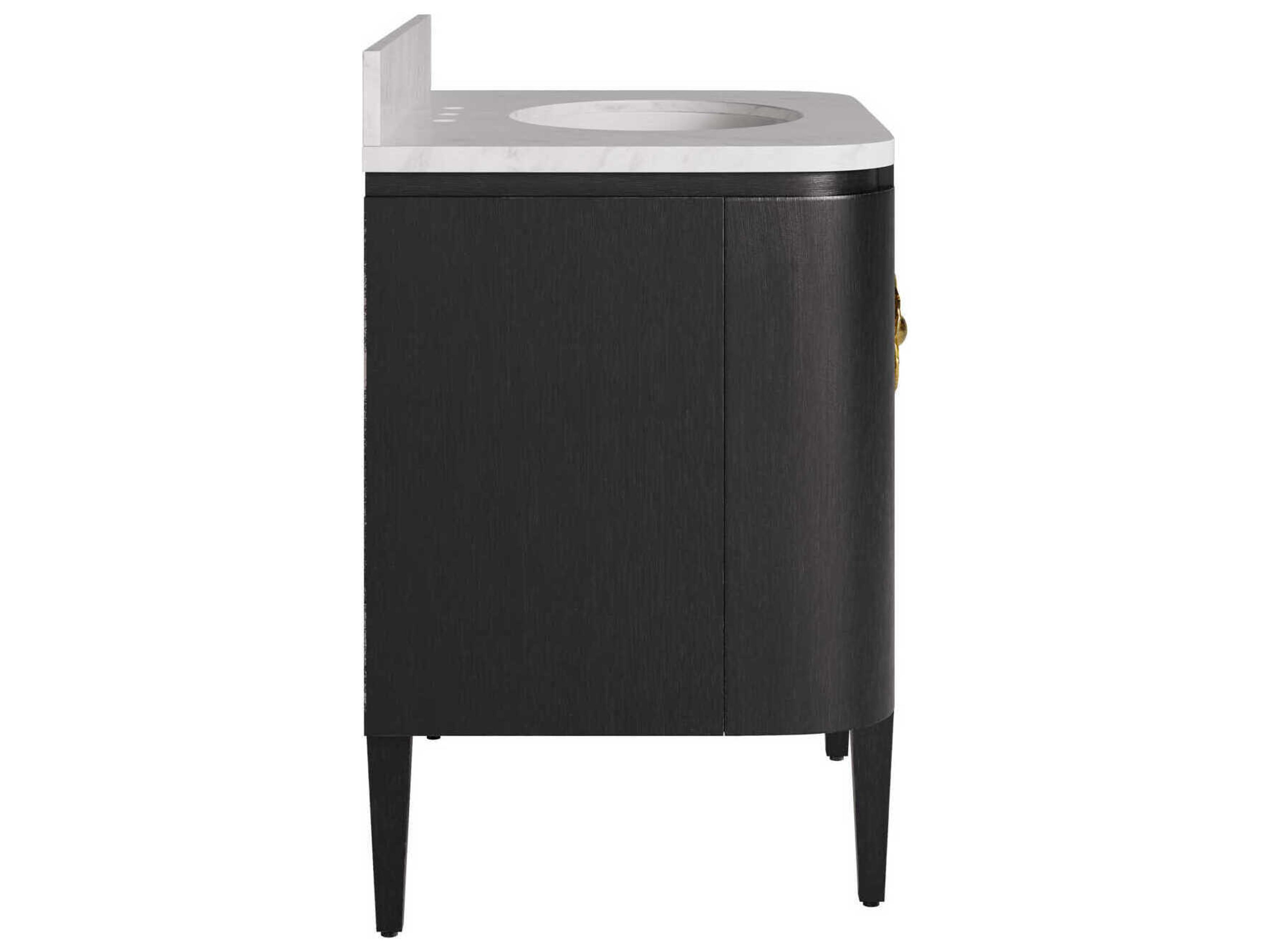 Currey & Company Briallen 36" Black Vanity