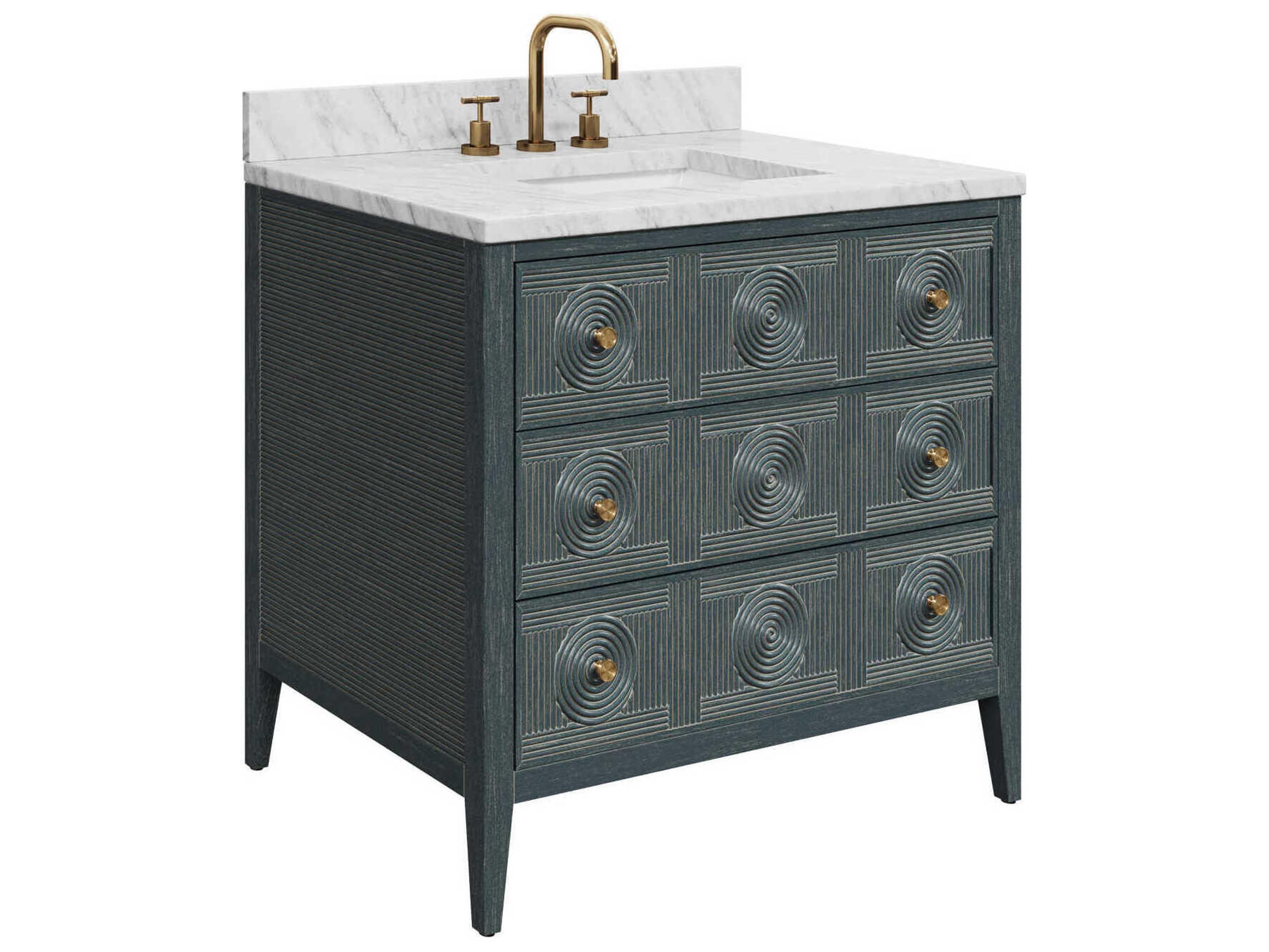 Santos 36" Vintage Navy Vanity