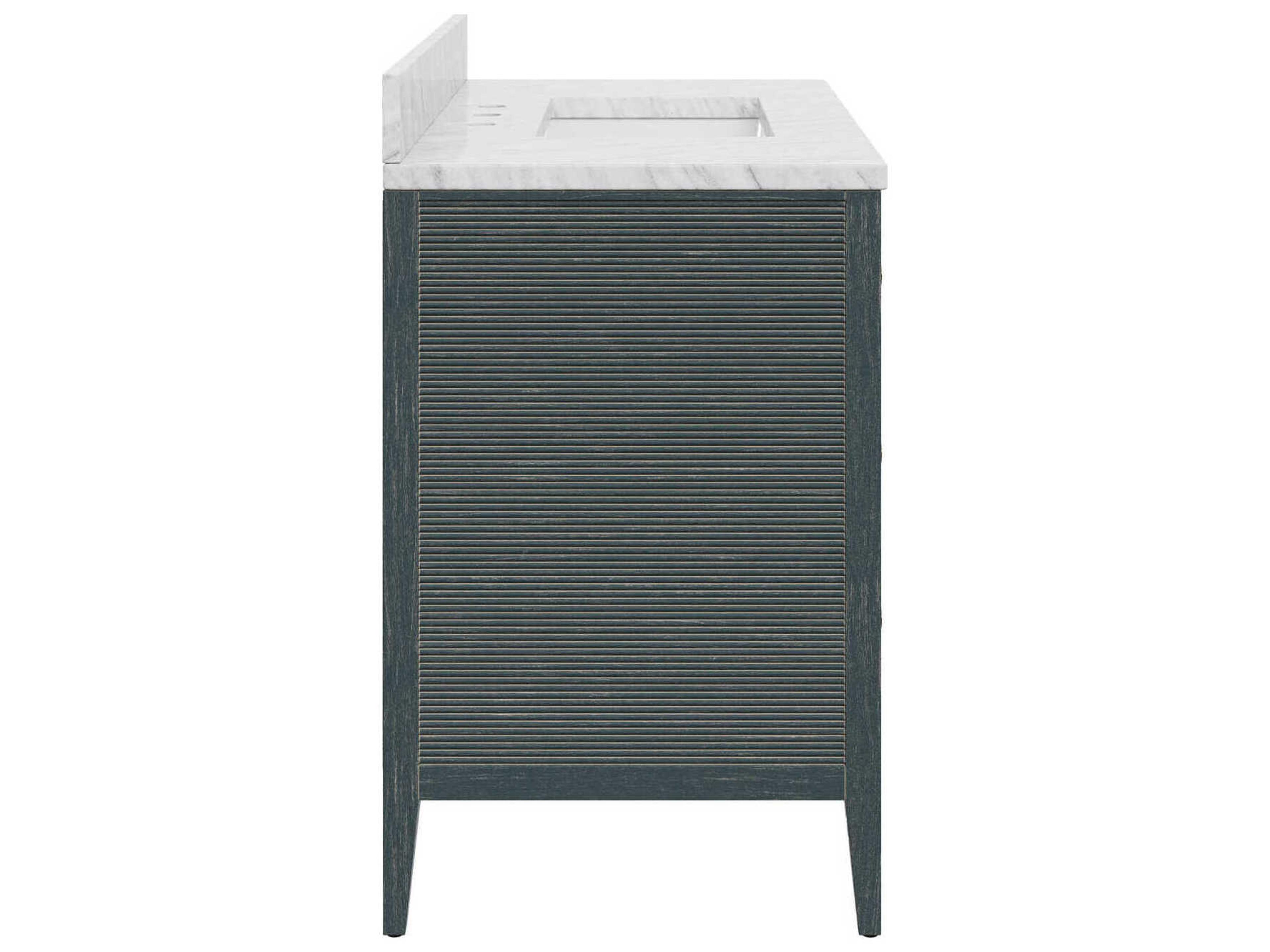 Currey & Company Santos 36" Vintage Navy Vanity