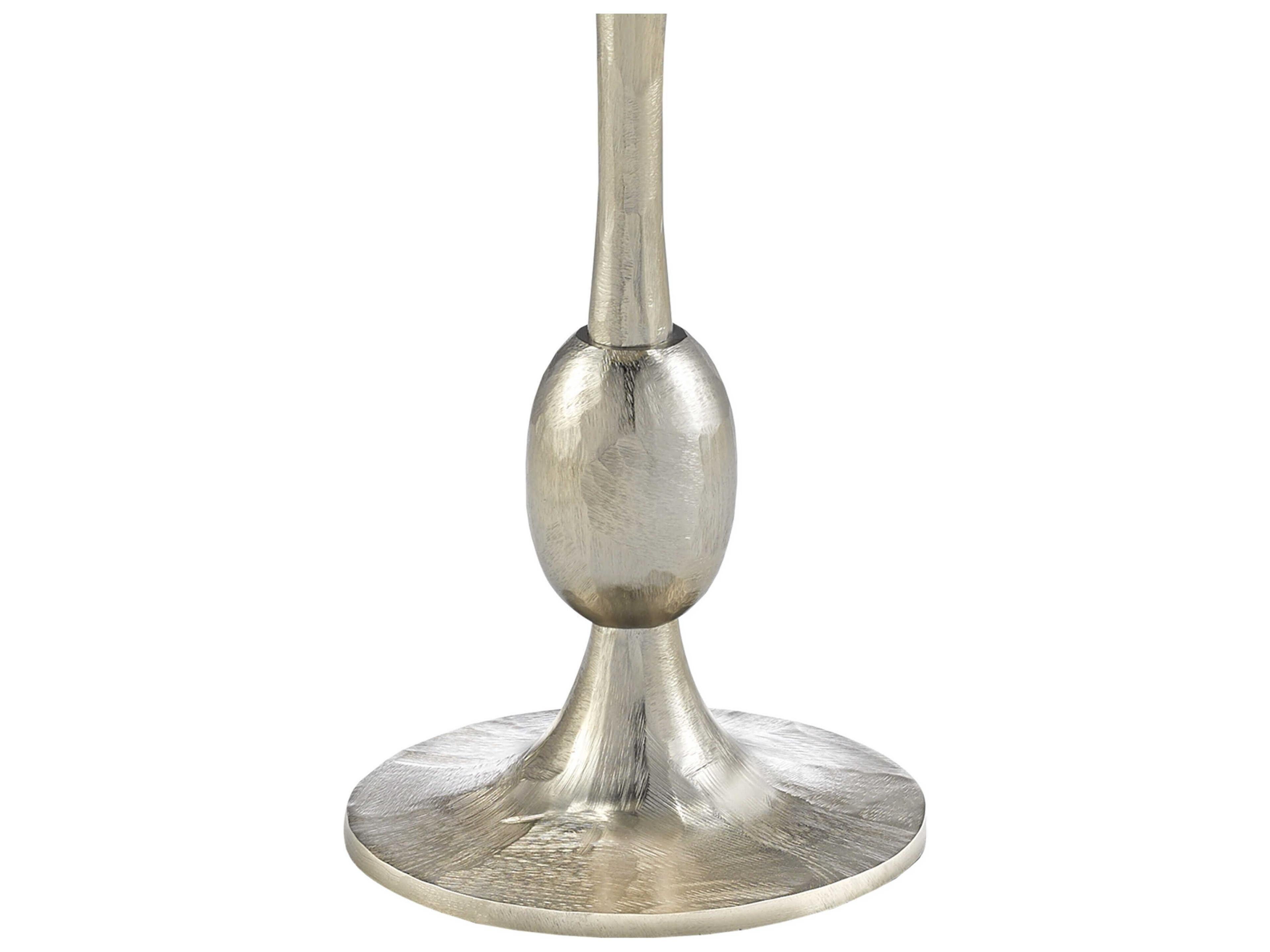 Currey & Company Talia Round Metal Champagne Gold End Table