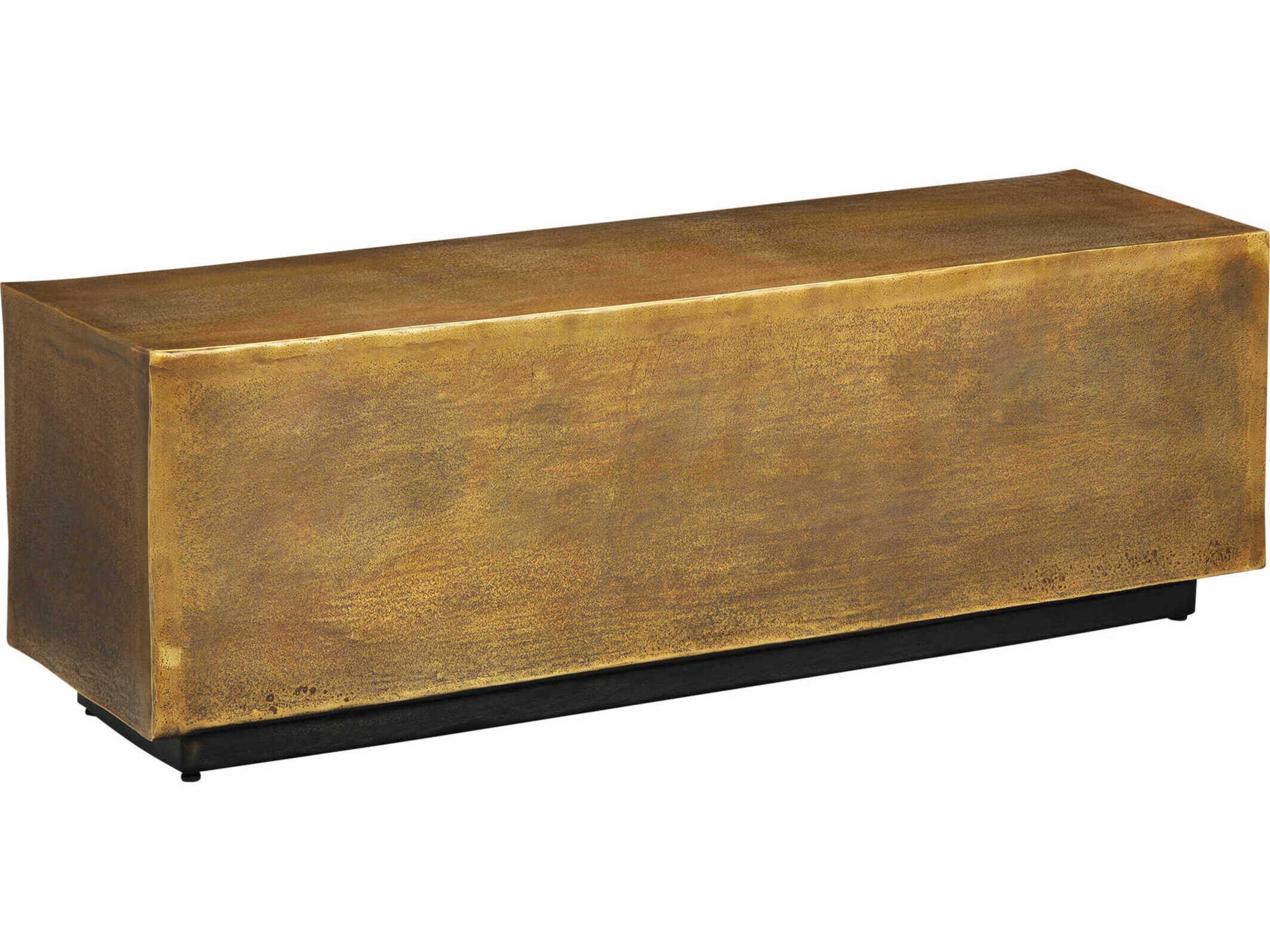 Jahnu Bench in Antique Brass