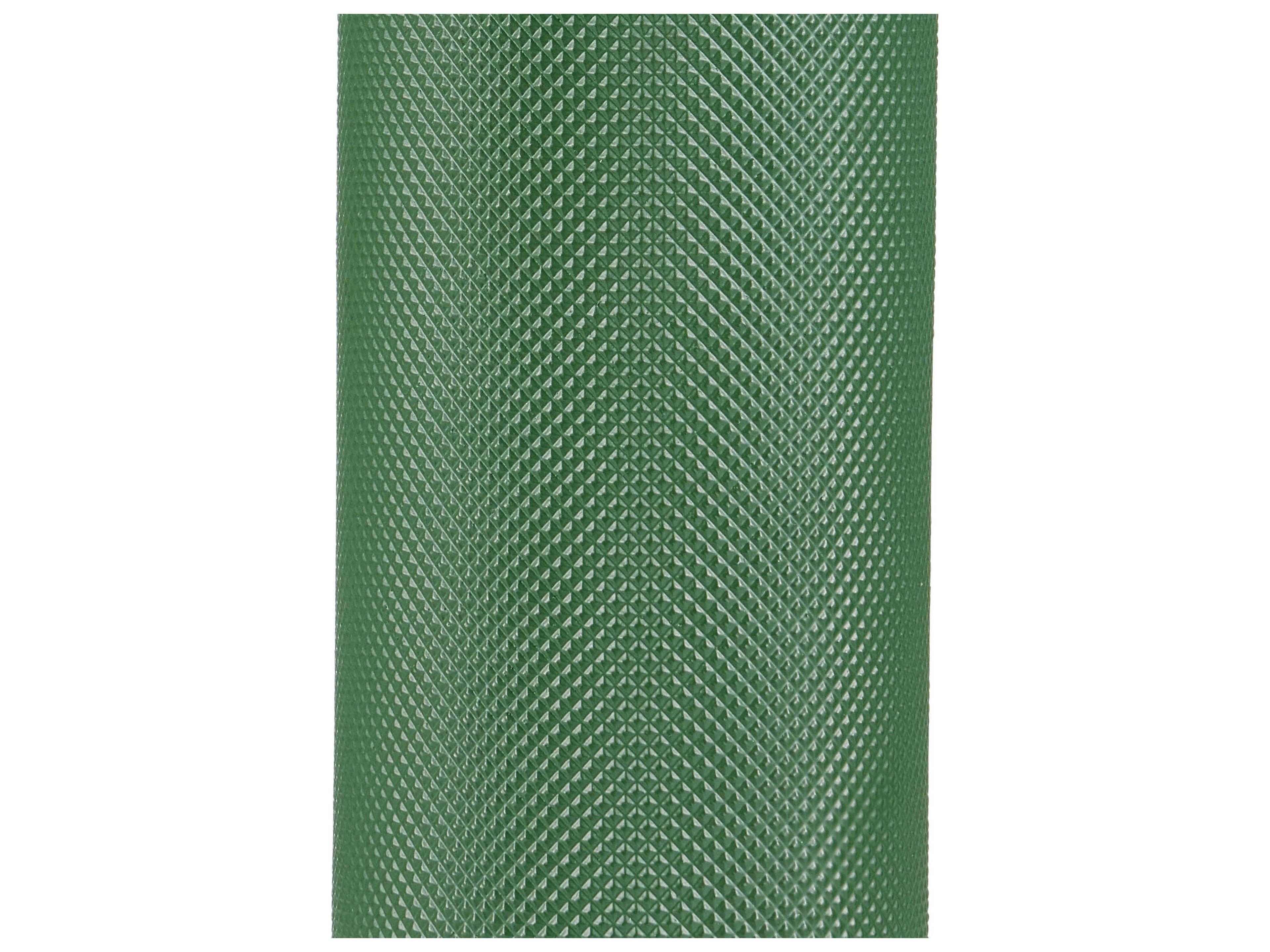 Currey & Company Gavin Round Metal Green Antique Brass End Table