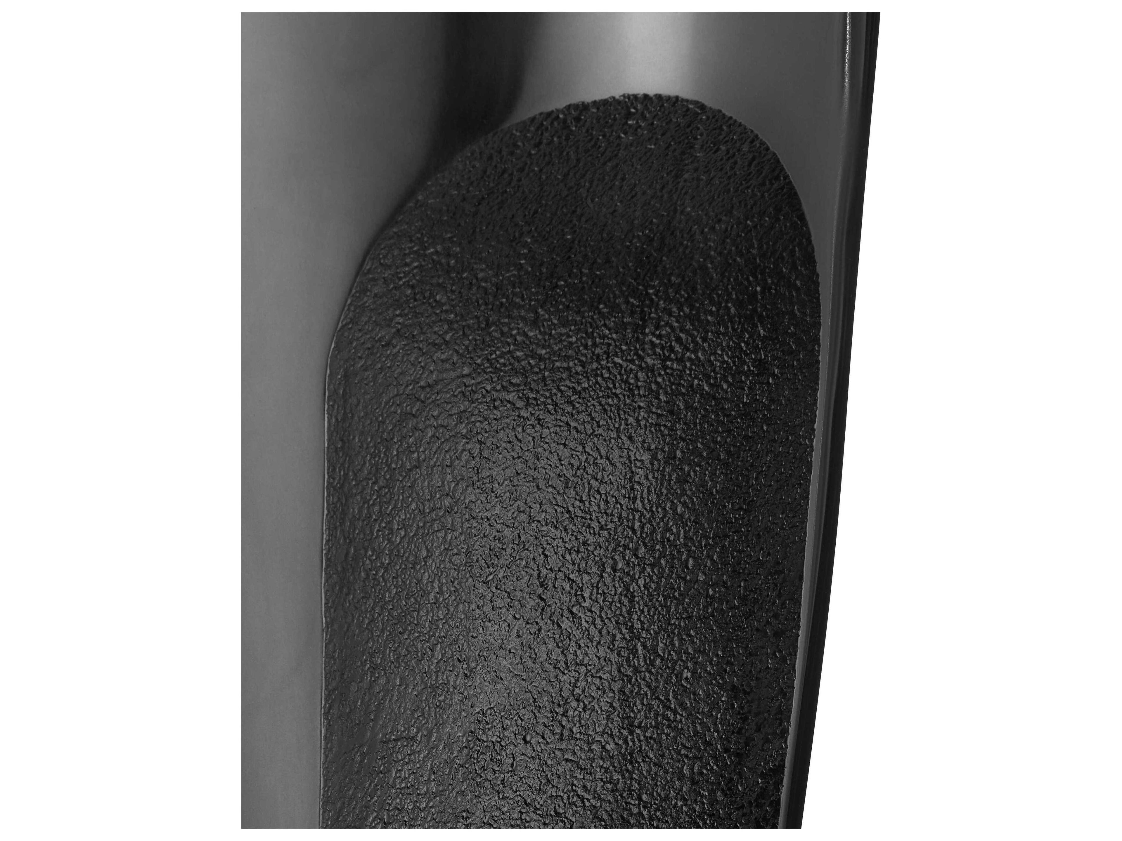 Currey & Company Lemy Round Glass Black End Table