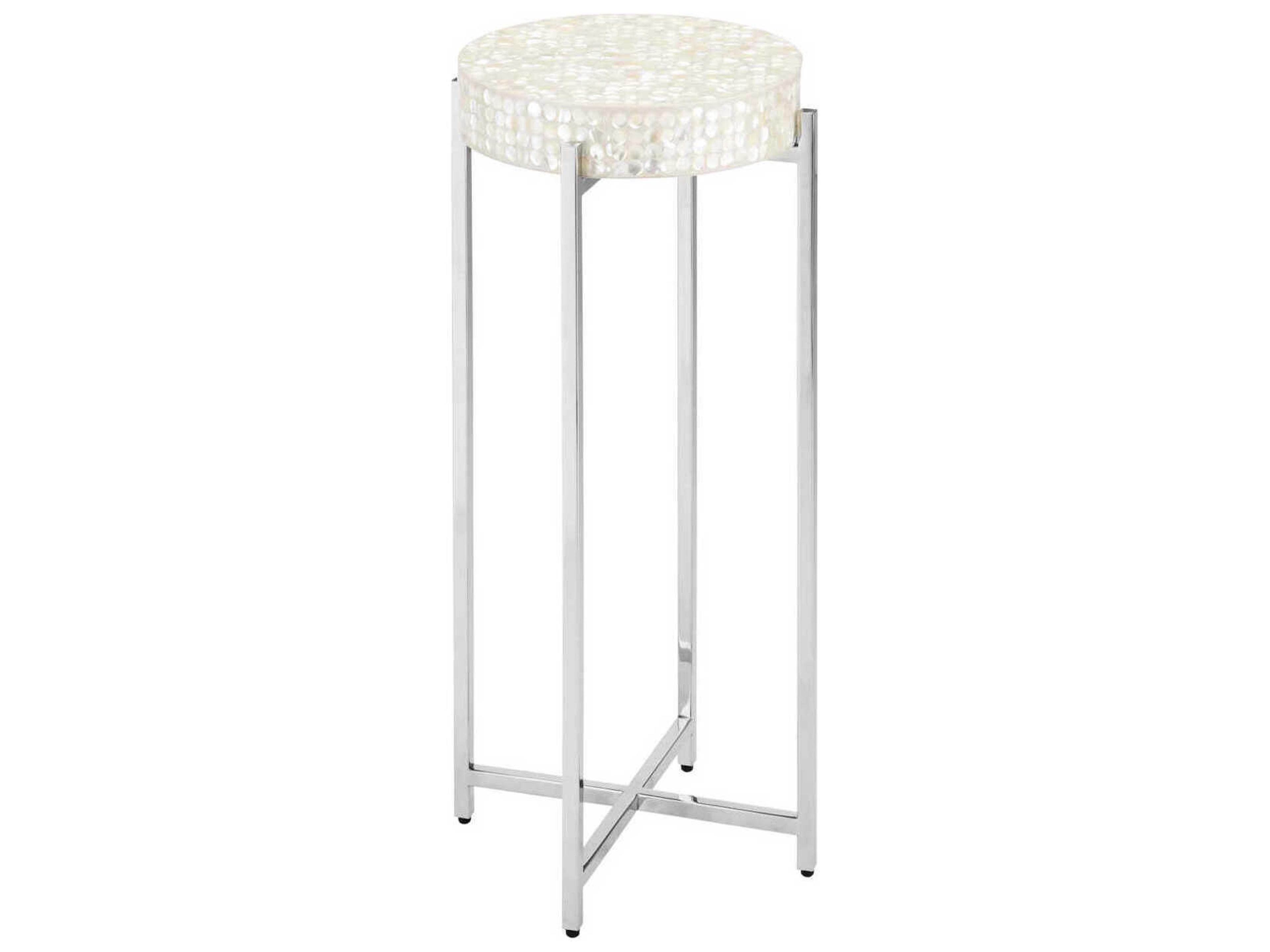 Gerri Dot Mother of Pearl End Table