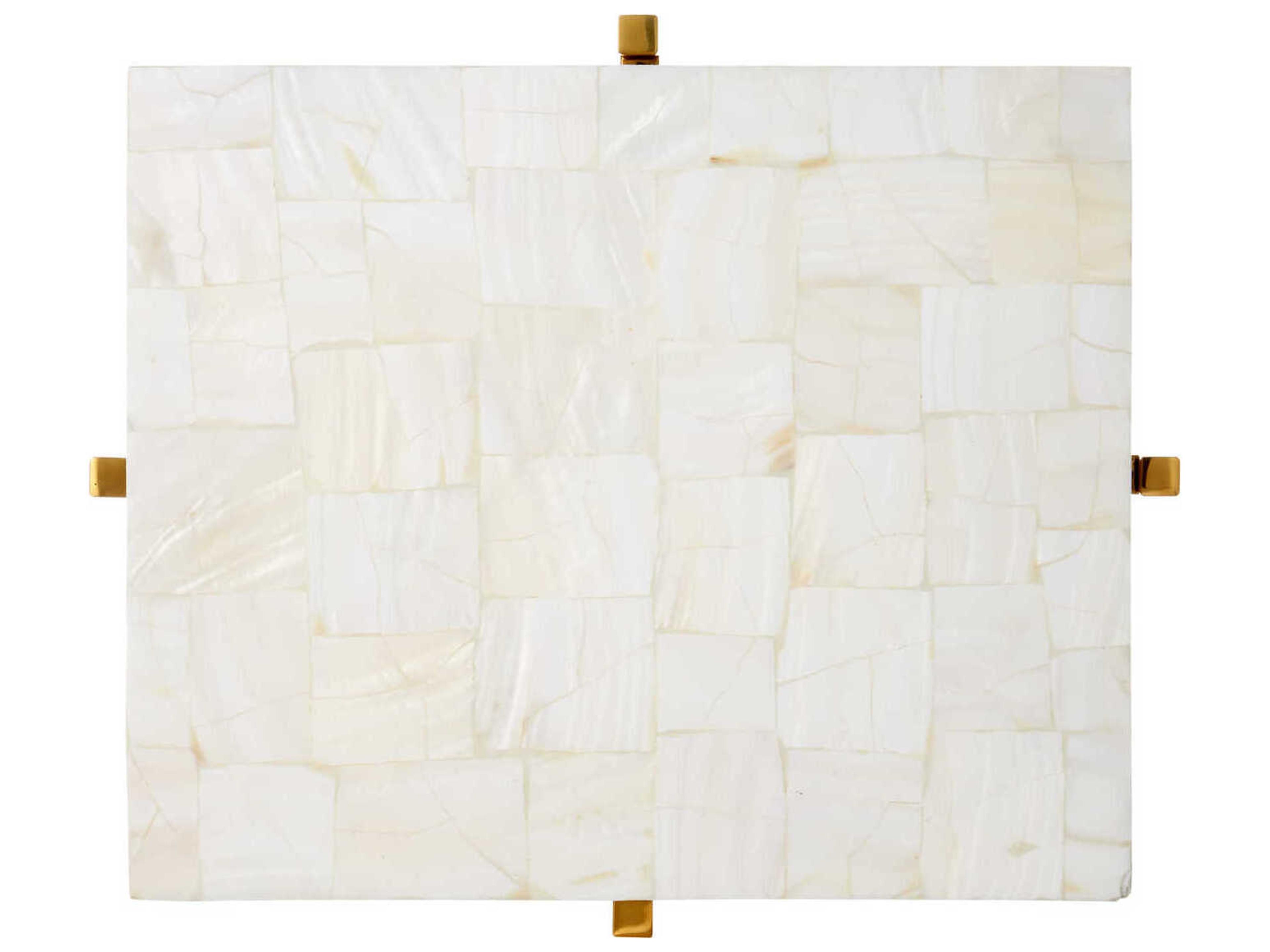 Currey & Company Casey Mother of Pearl End Table