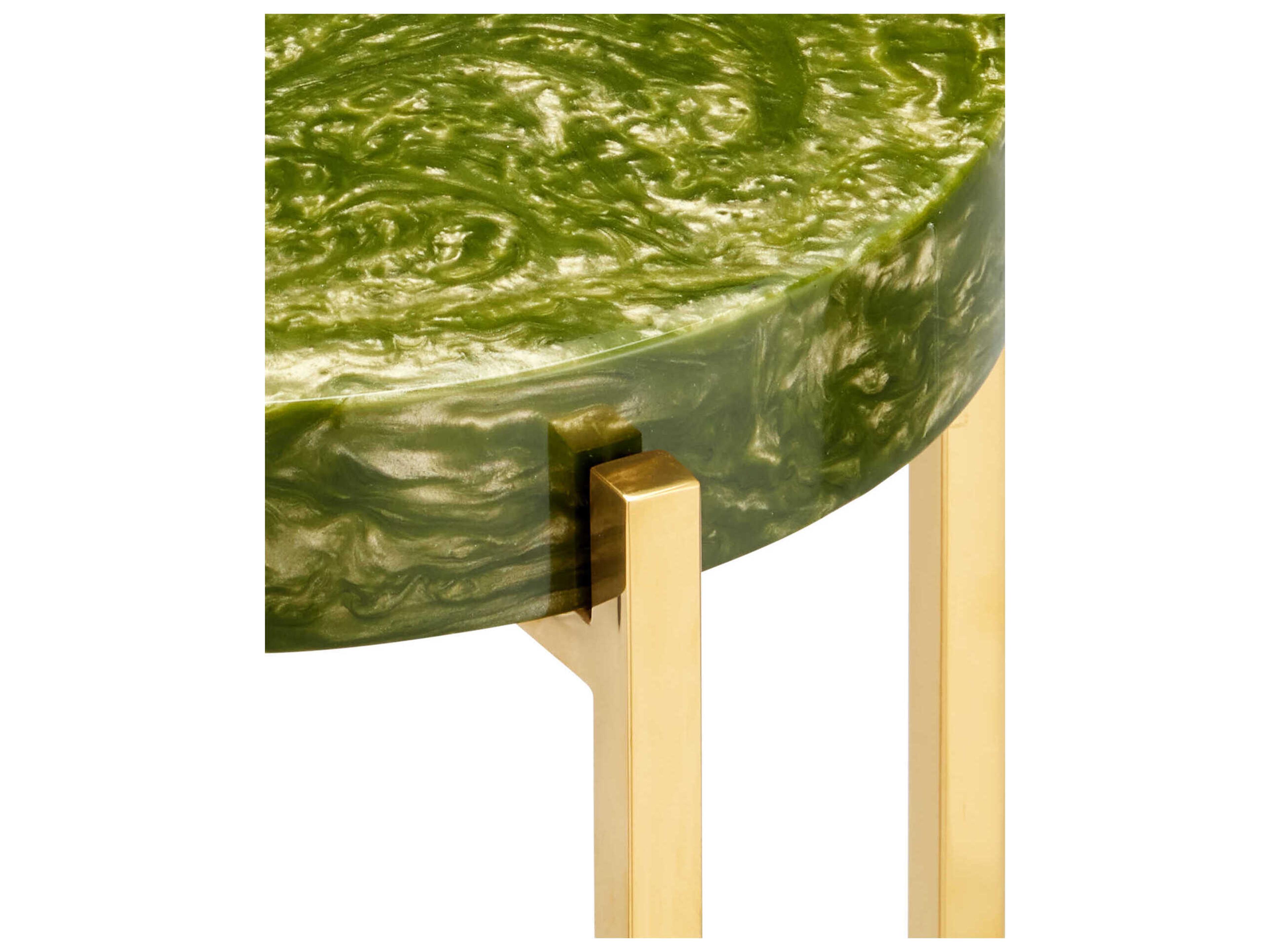 Currey & Company Rina Green End Table