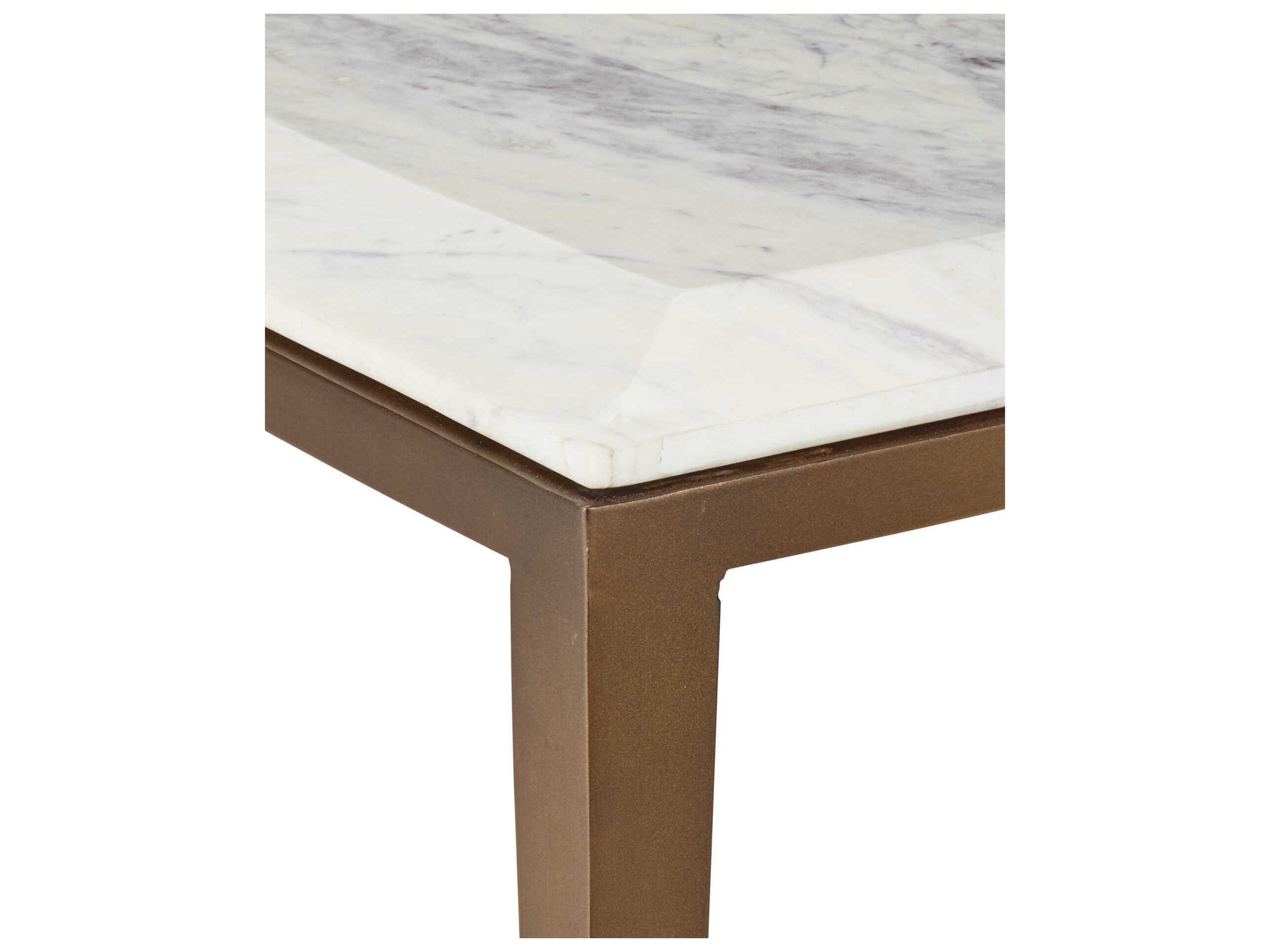 Currey & Company Oblique Marble Coffee Table